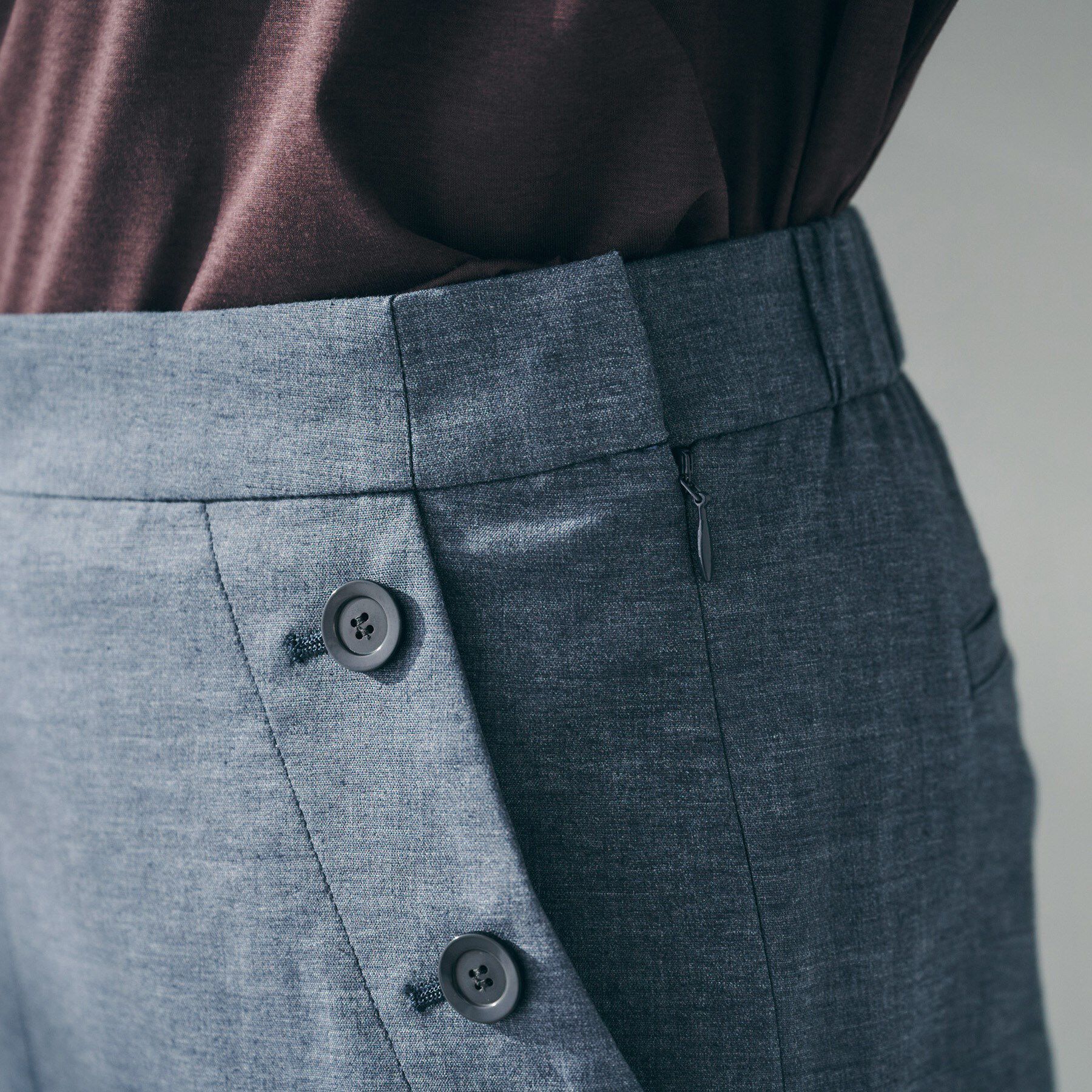 UNTITLED「【ワイド/後ろウエストゴム】ヘンプマリンパンツ」|その他|