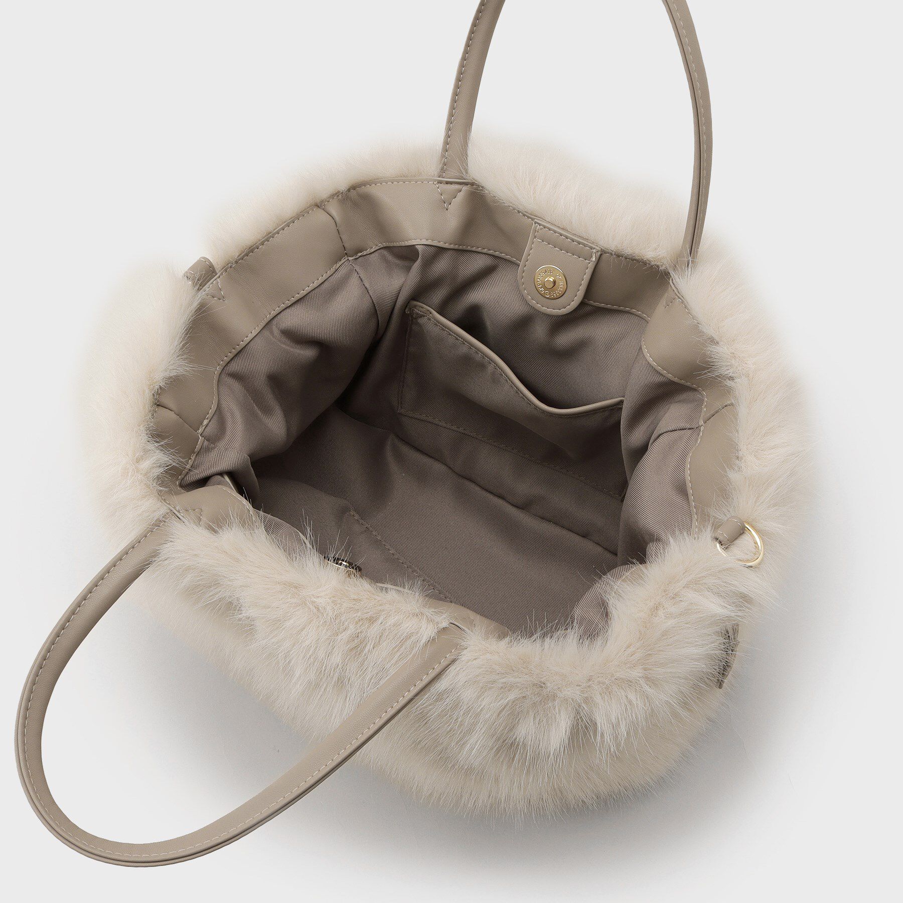 UNTITLED「【定番人気！】2Wayドロストフェイクファートート」|トートバッグ|