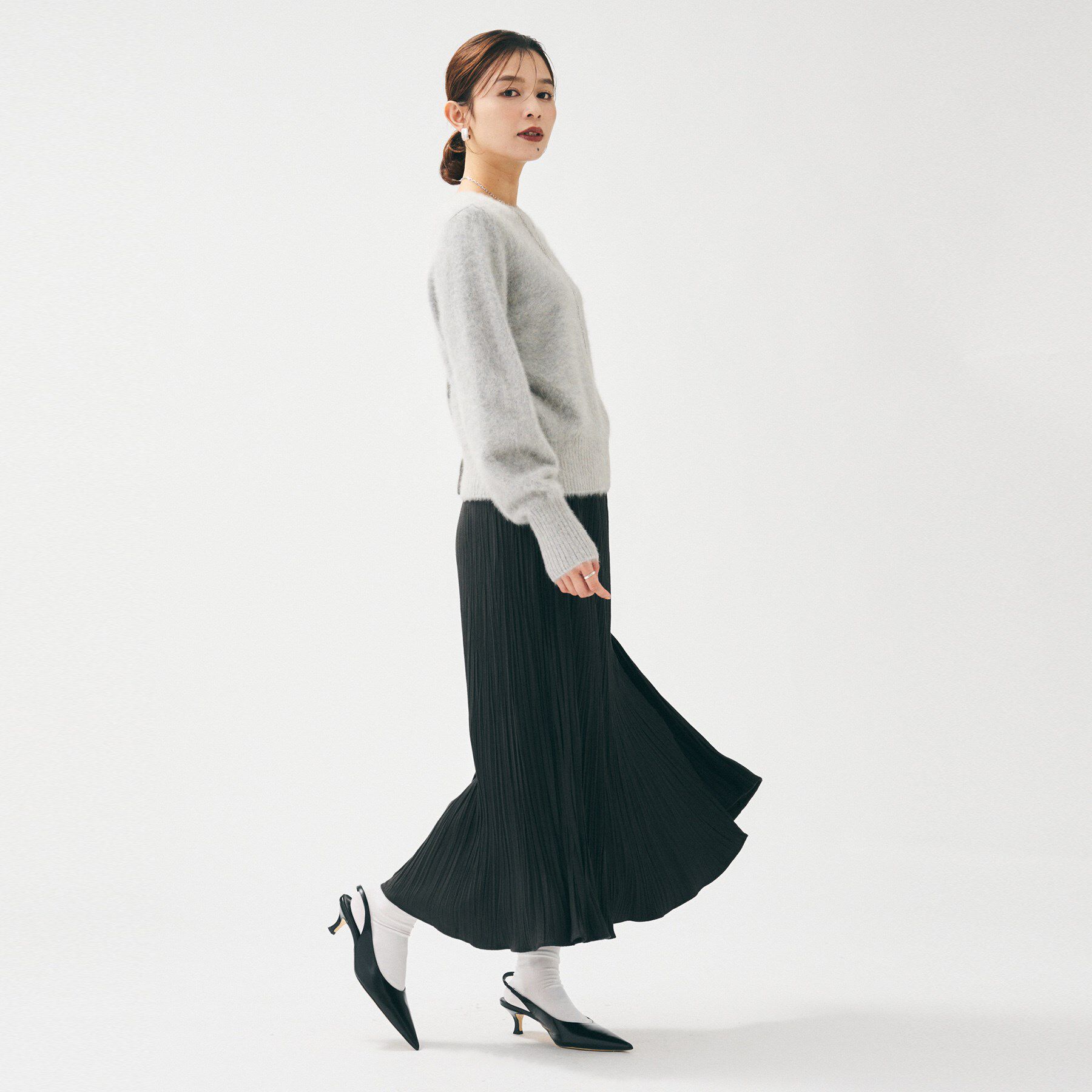 UNTITLED「【ふわふわニット/前後2WAY】フォックスカシミヤカーディガン」|カーディガン|