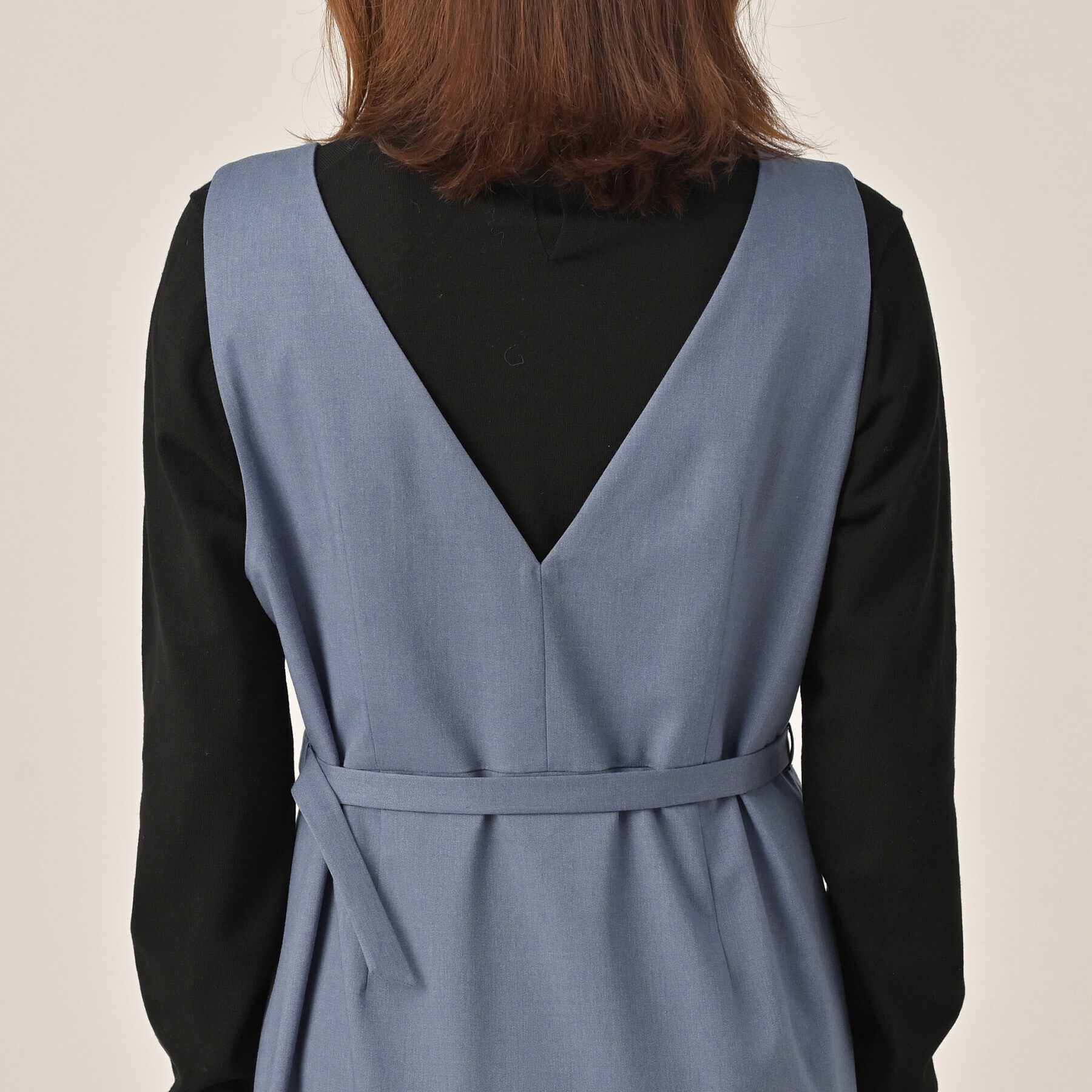 UNTITLED「【洗える】スクエアネックジャンパースカート」|ワンピース|