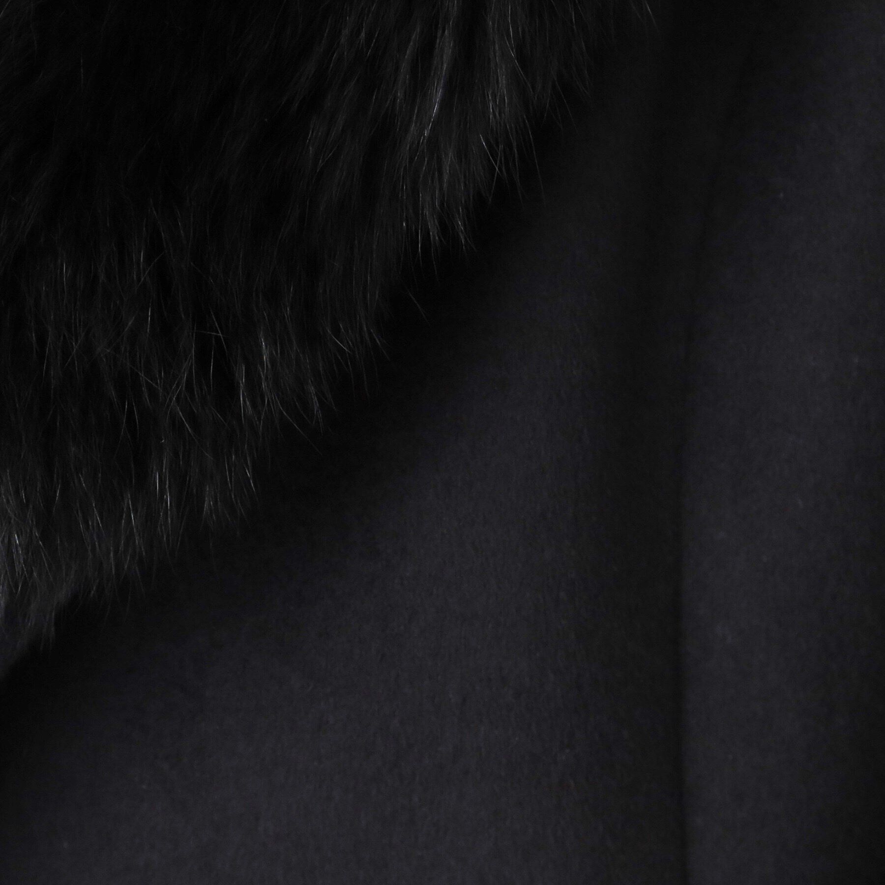 COUP DE CHANCE「【日本製／ブルーフォックスファー／カシミヤ混】ファー付ウールコート」|チェスターコート|