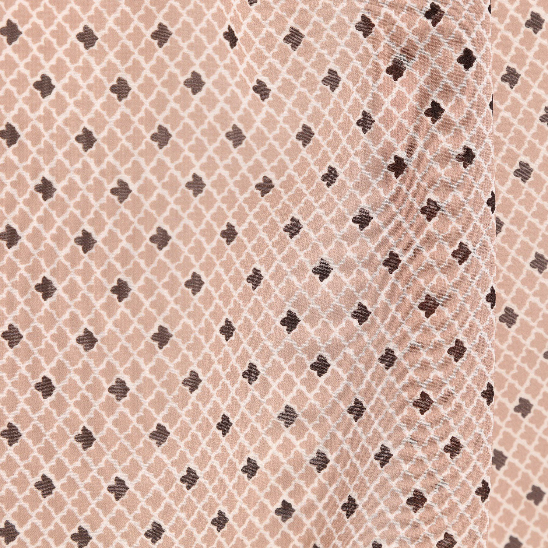 Reflect「【マシンウォッシュ可／セットアップ可】コツキ柄プリントブラウス」|シャツ・ブラウス|