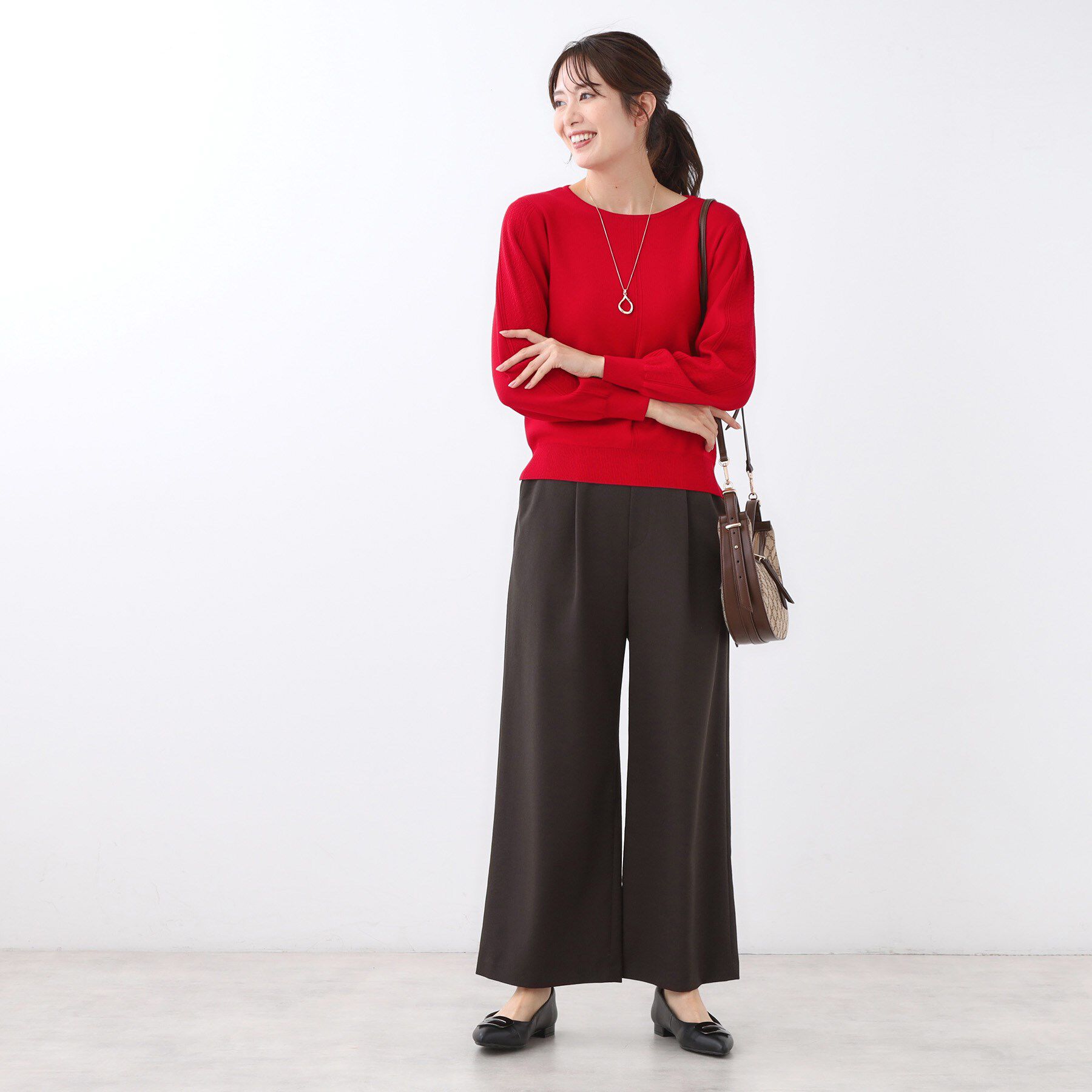 Reflect「【すっきりシルエット】ワイドクロップドパンツ」|その他|