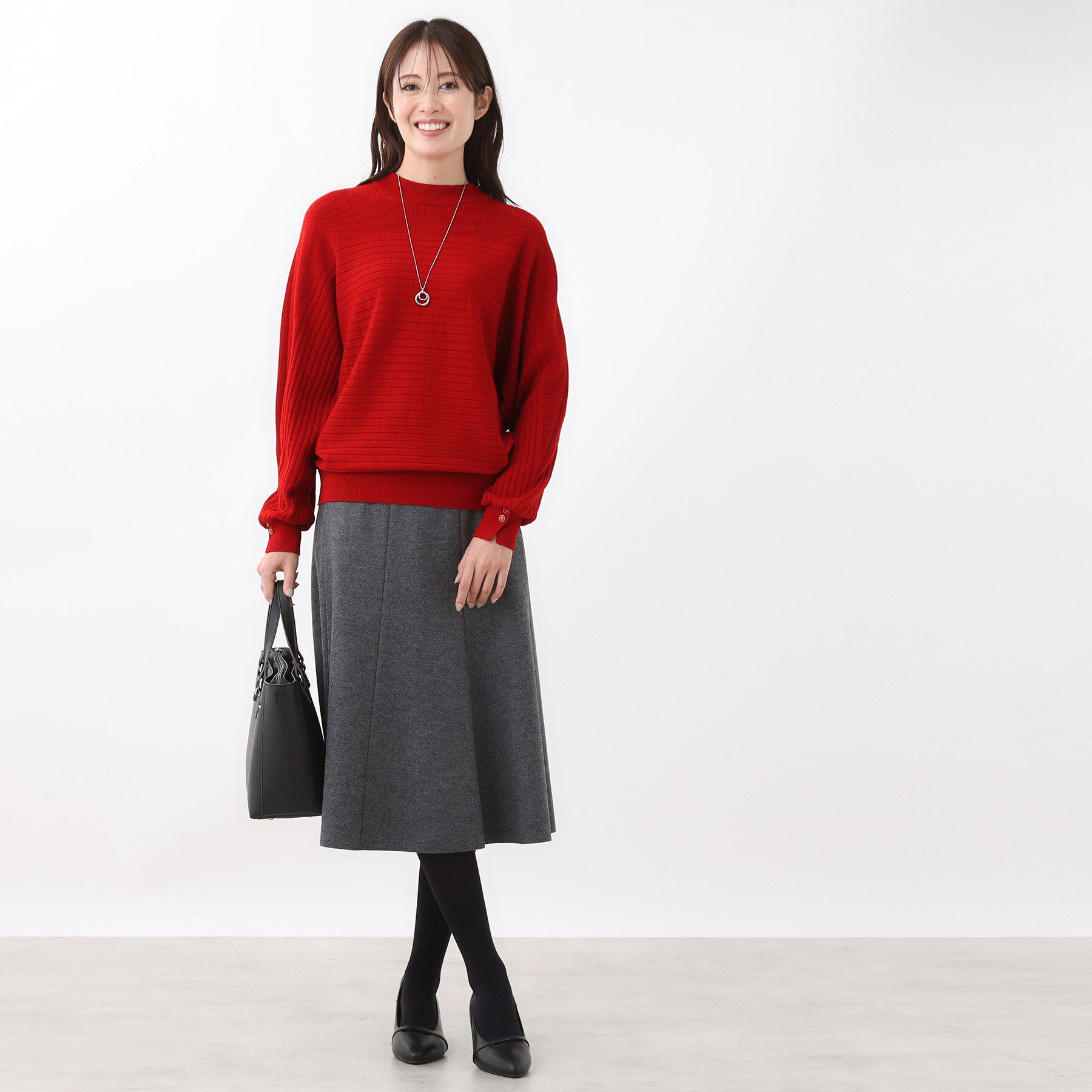 Reflect「【秋映え／ゆったり着られる◎】ドルマンシルエットニット」|ニット・セーター|