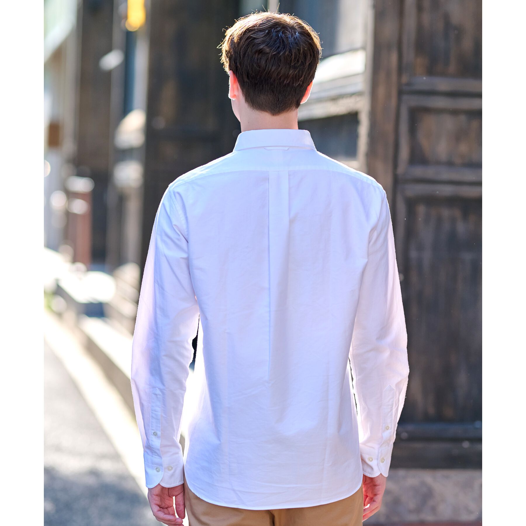 DRESSTERIOR「オックスフォード ラウンドカラーシャツ」|シャツ・ブラウス|