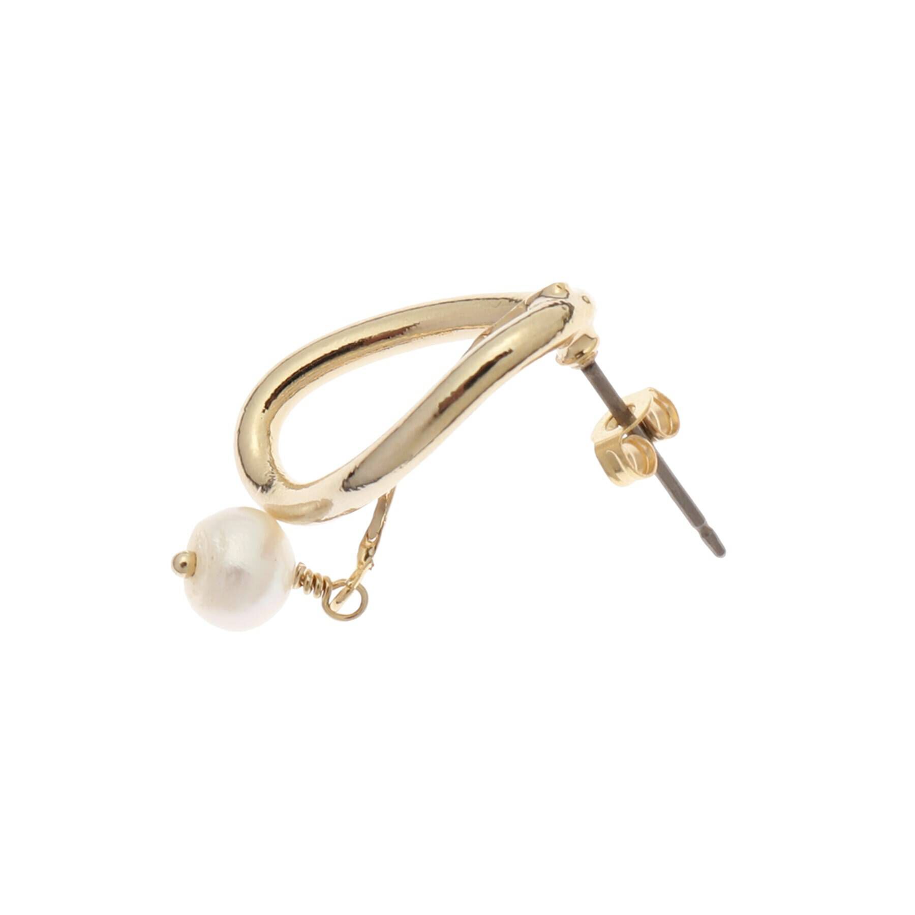 DRESSTERIOR「淡水パールデザインピアス」|ピアス|