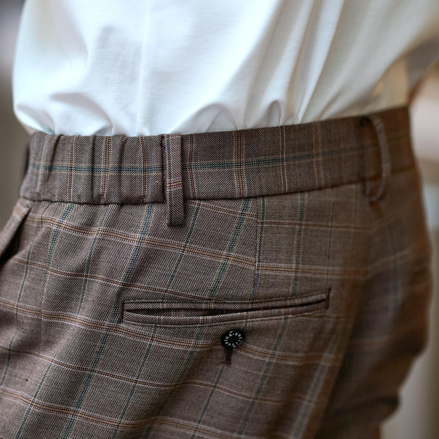 DRESSTERIOR「【セットアップ可】2WAYストレッチ チェック SET UP ワイドパンツ」|その他|