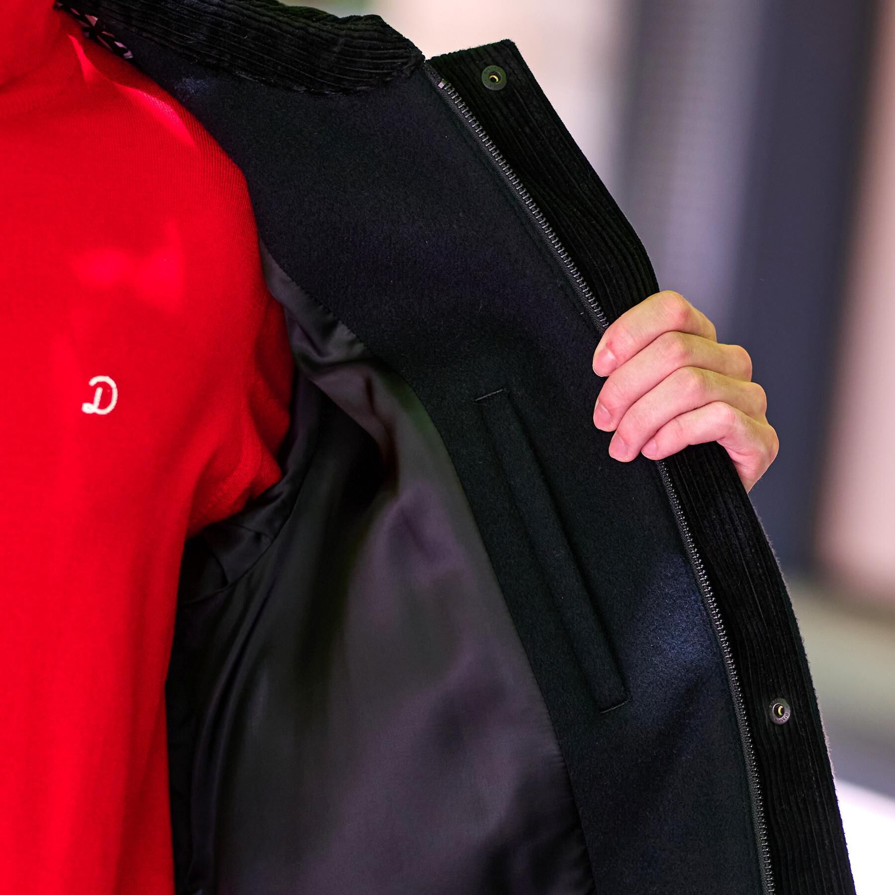 DRESSTERIOR「ウールハンティングジャケット」|ブルゾン・スタジャン|