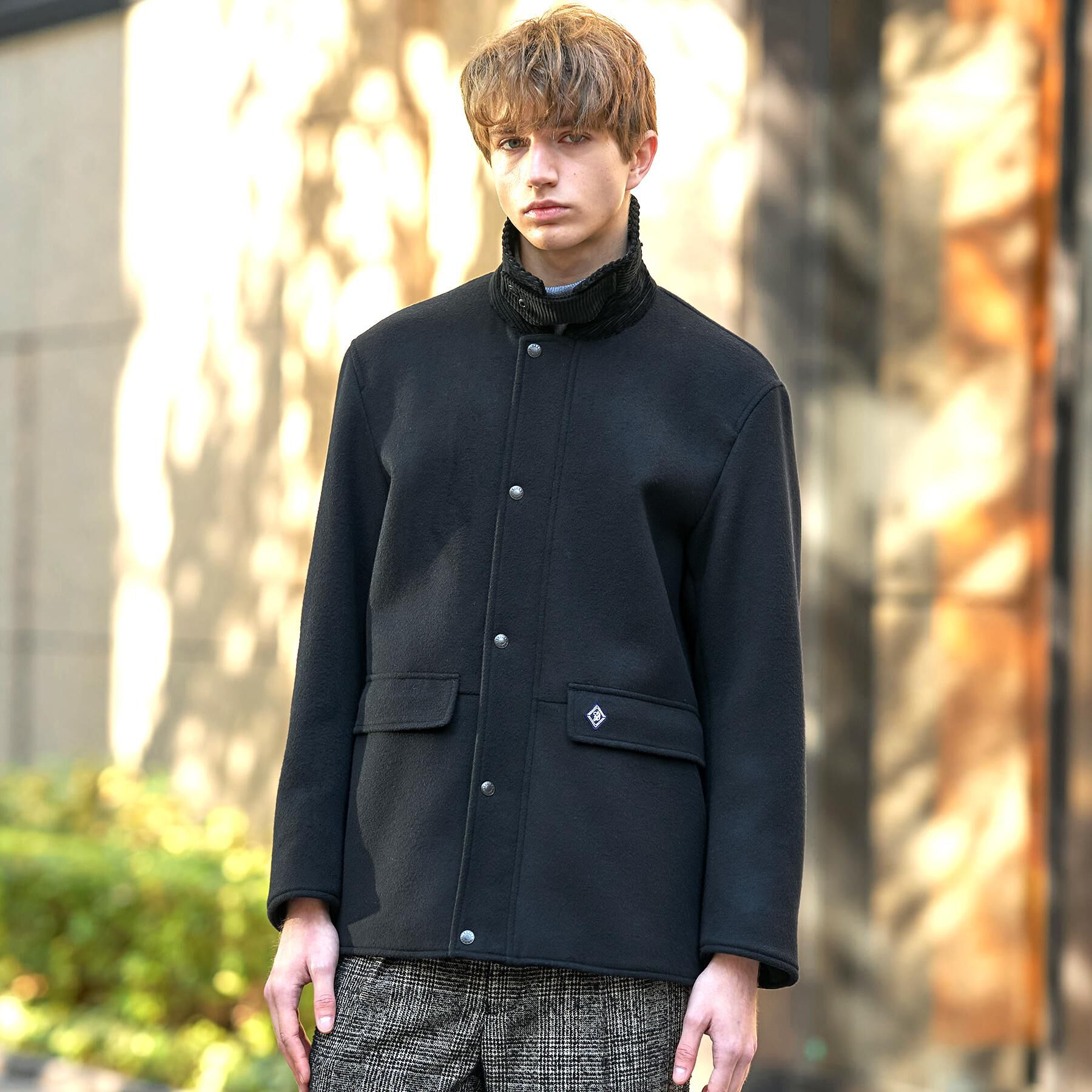 DRESSTERIOR「ウールハンティングジャケット」|ブルゾン・スタジャン|