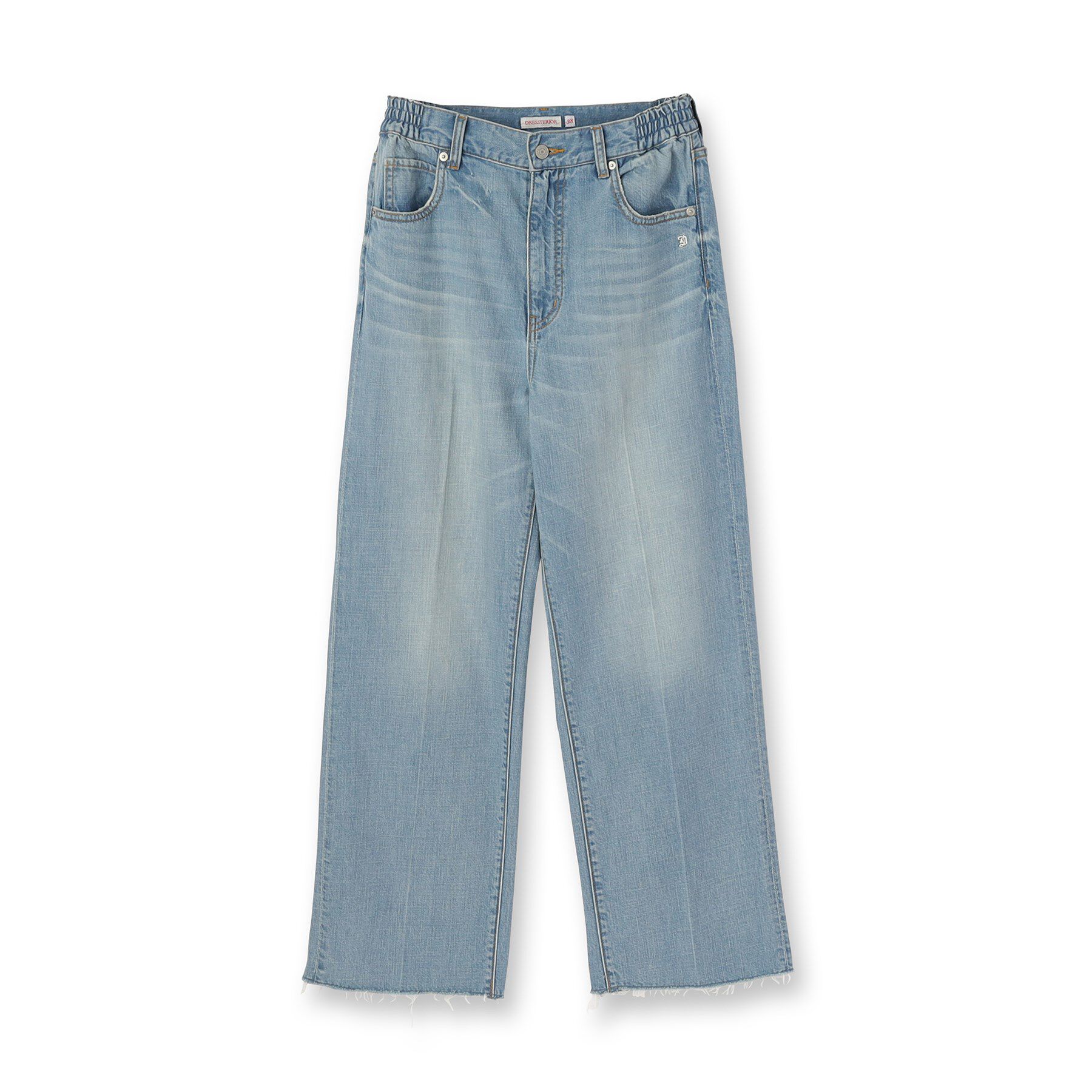 DRESSTERIOR「センタープレスストレートデニム」|デニム|