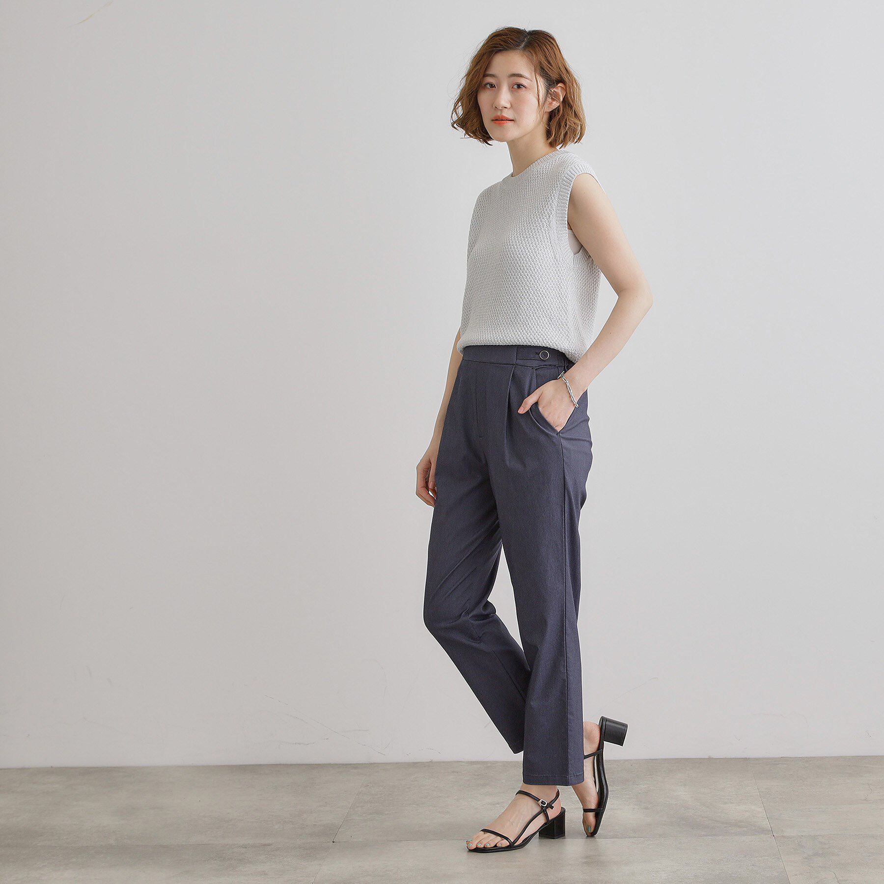 grove「【冷感】サマーハイパーストレッチテーパードパンツ」|その他|