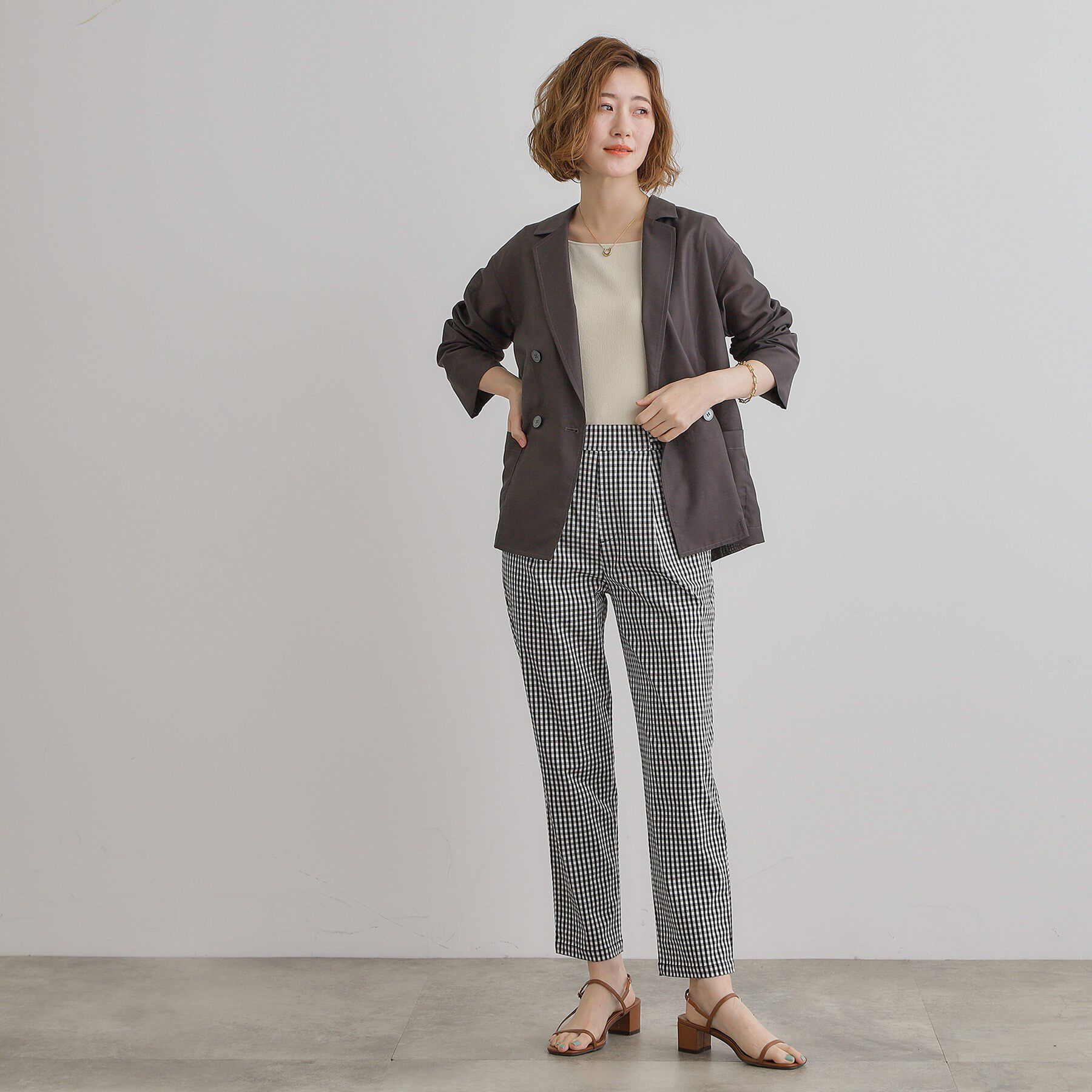 grove「【冷感】サマーハイパーストレッチテーパードパンツ」|その他|