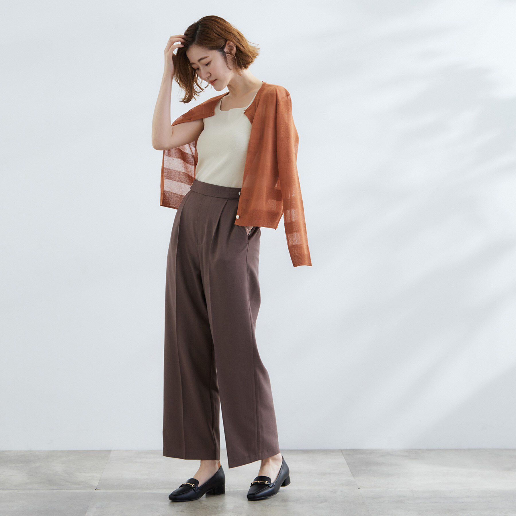 grove「2WAYスクエアネックタンク」|キャミソール|