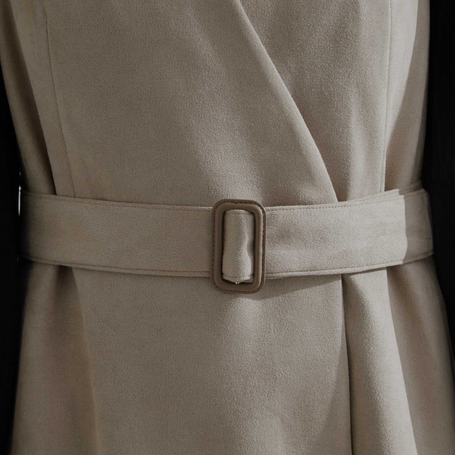 grove「【2WAY】スウェード調ジレワンピース」|ワンピース|