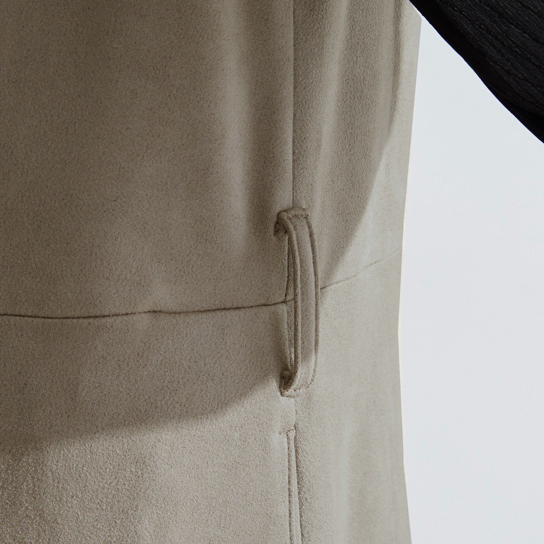 grove「【2WAY】スウェード調ジレワンピース」|ワンピース|