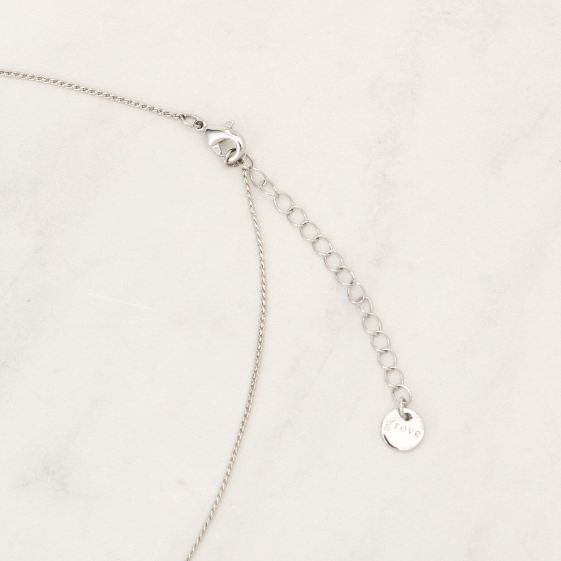 grove「メタルストーンネックレス」|ネックレス|