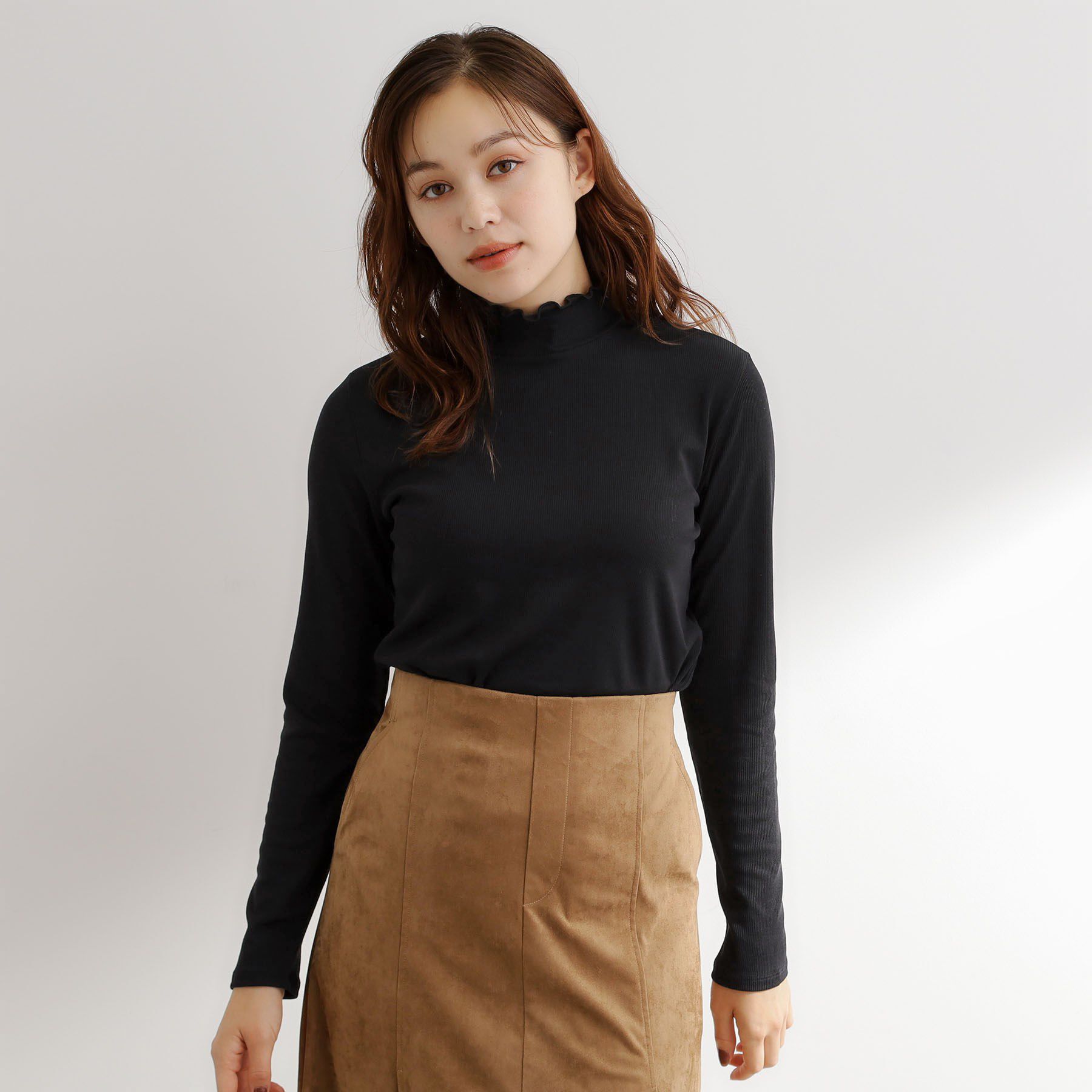 grove「毎日にちょうどいい、テレコメロータートルネック」|Tシャツ・カットソー|