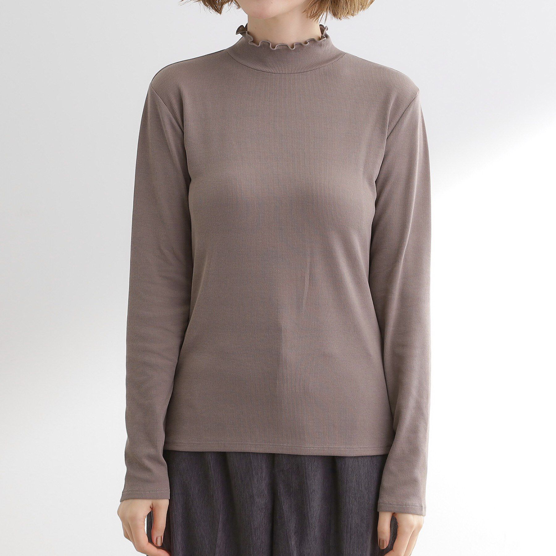 grove「毎日にちょうどいい、テレコメロータートルネック」|Tシャツ・カットソー|