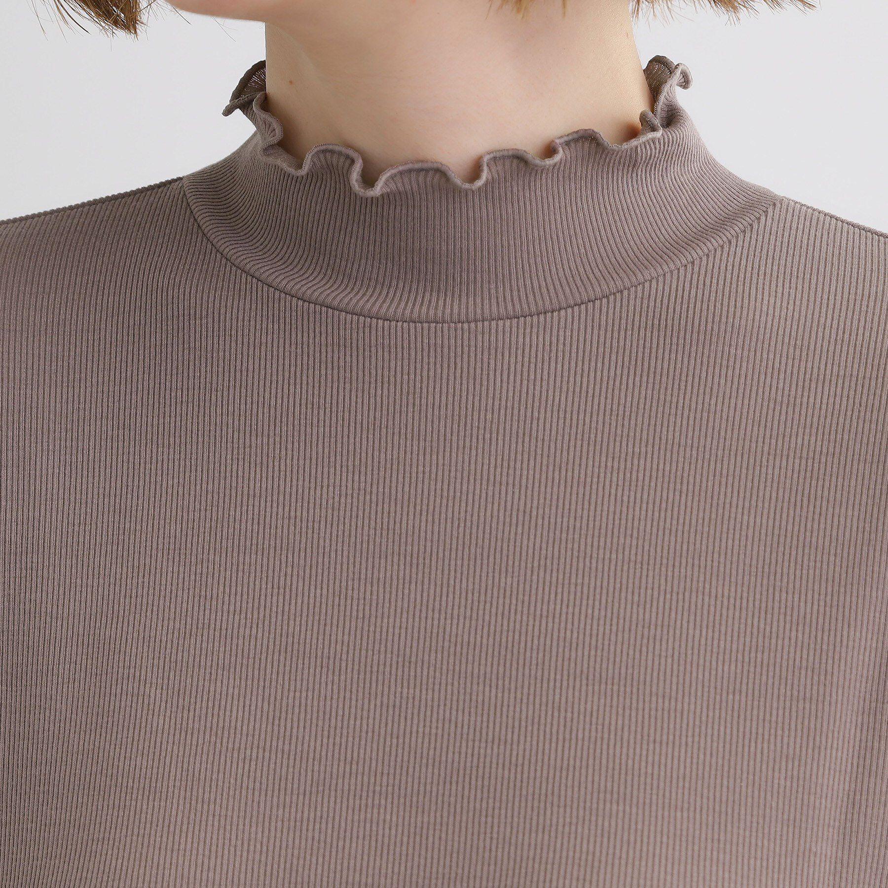 grove「毎日にちょうどいい、テレコメロータートルネック」|Tシャツ・カットソー|