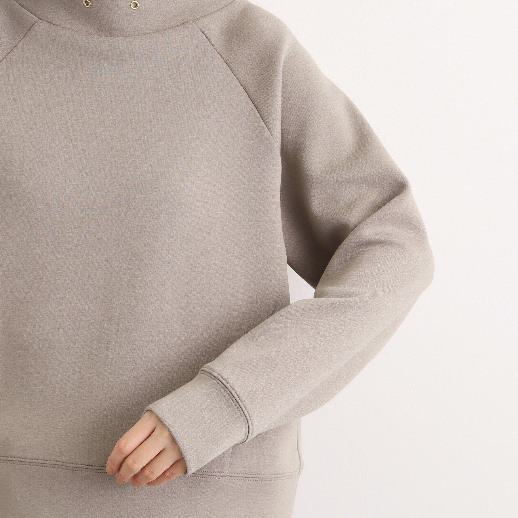 grove「モックネックダンボールスウェット」|パーカー|