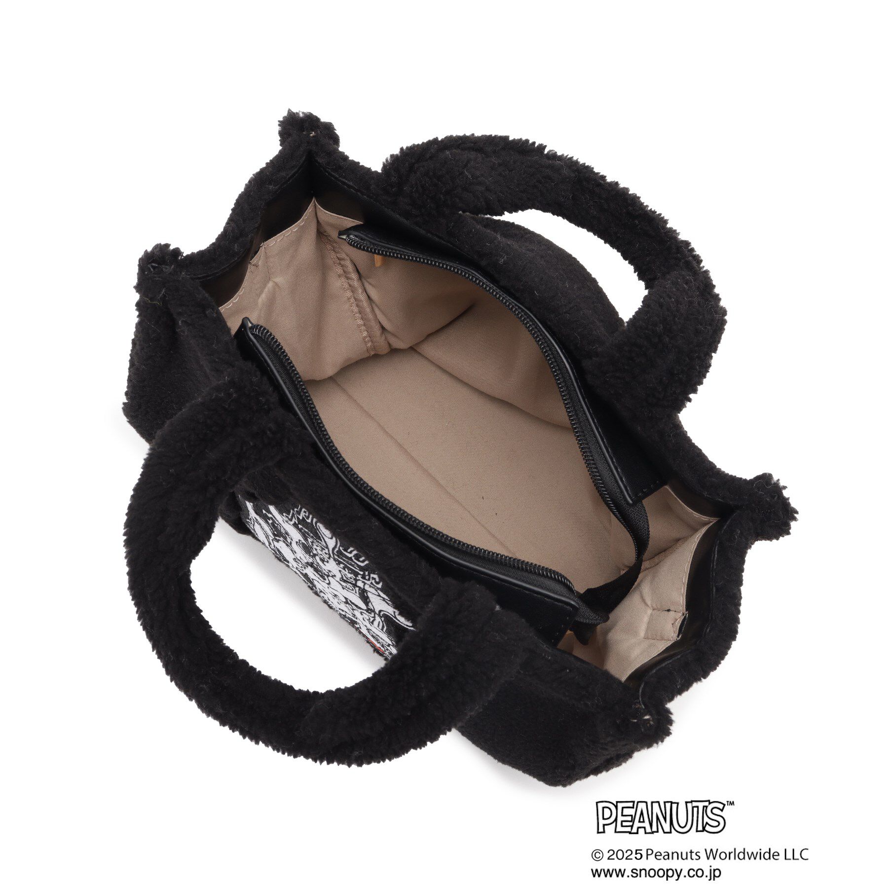 grove「【PEANUTS】ボアスクエア2WAYトート」|トートバッグ|