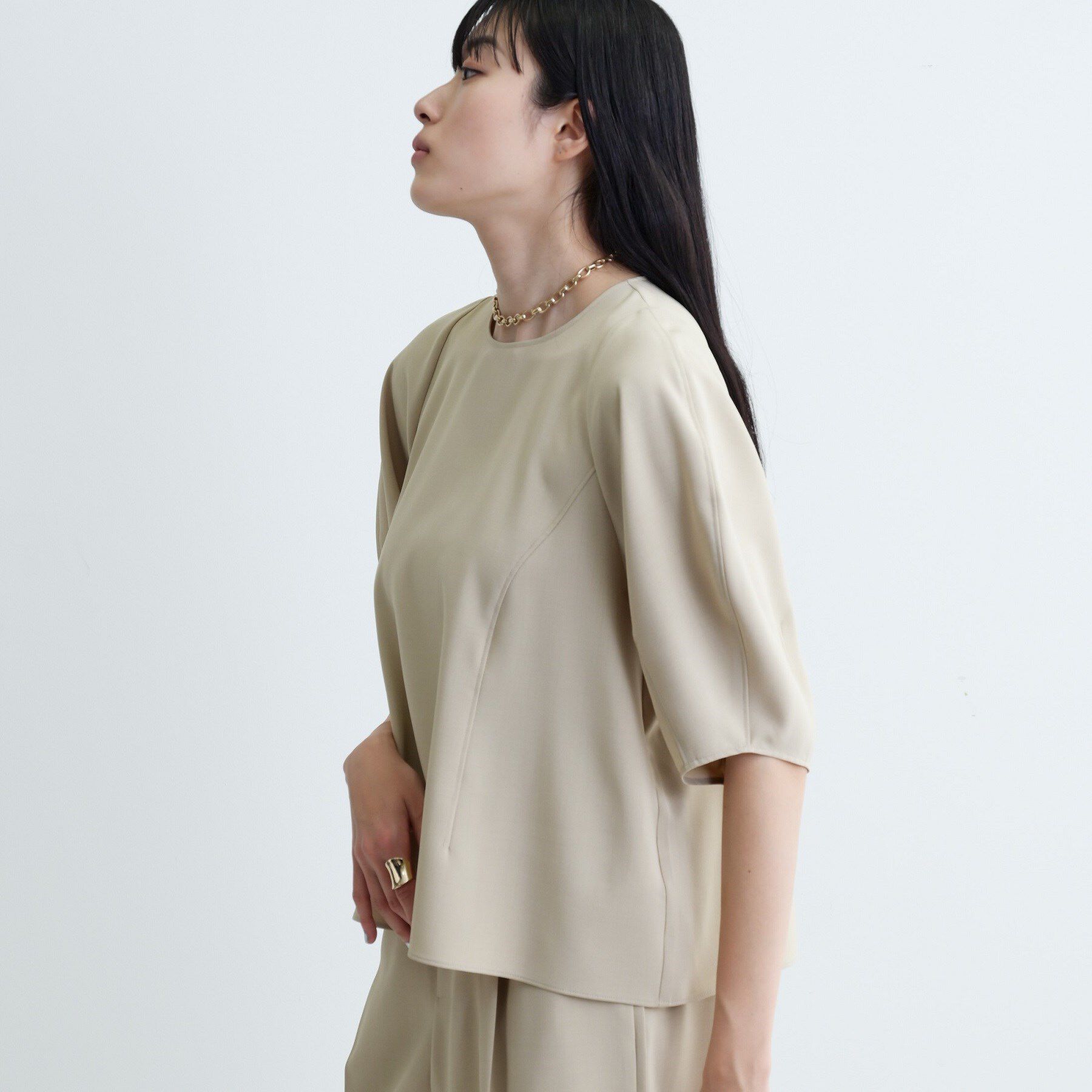 GALLEST「【セットアップ対応】バルーンスリーブブラウス【通勤・セレモニー】」|シャツ・ブラウス|