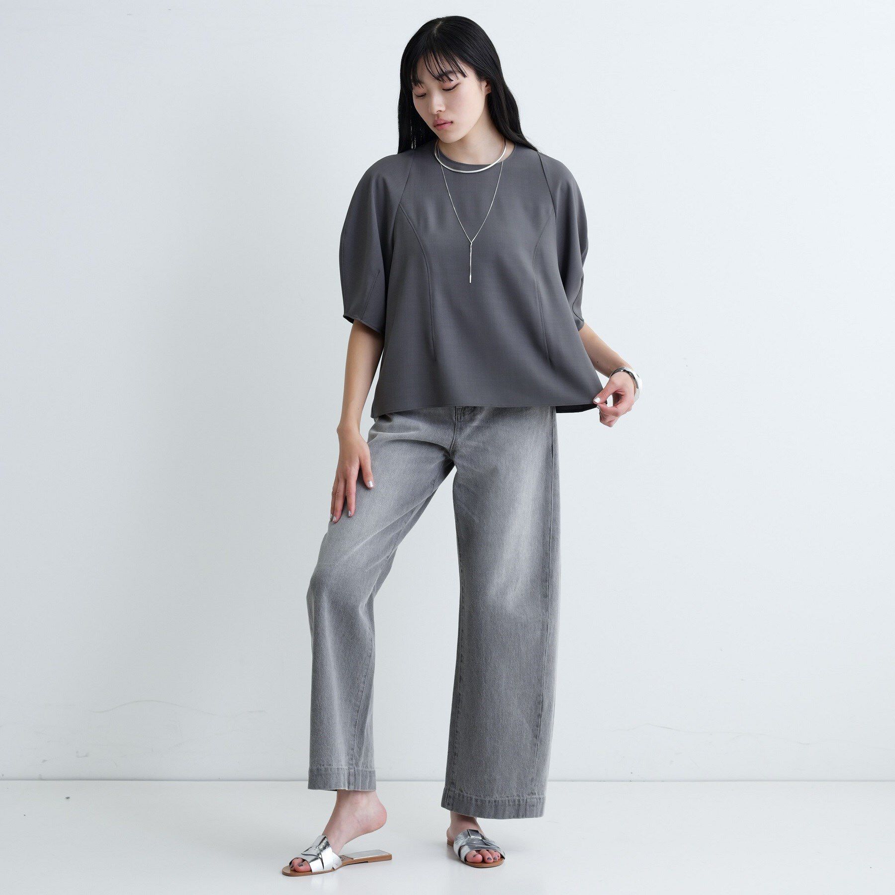 GALLEST「【セットアップ対応】バルーンスリーブブラウス【通勤・セレモニー】」|シャツ・ブラウス|