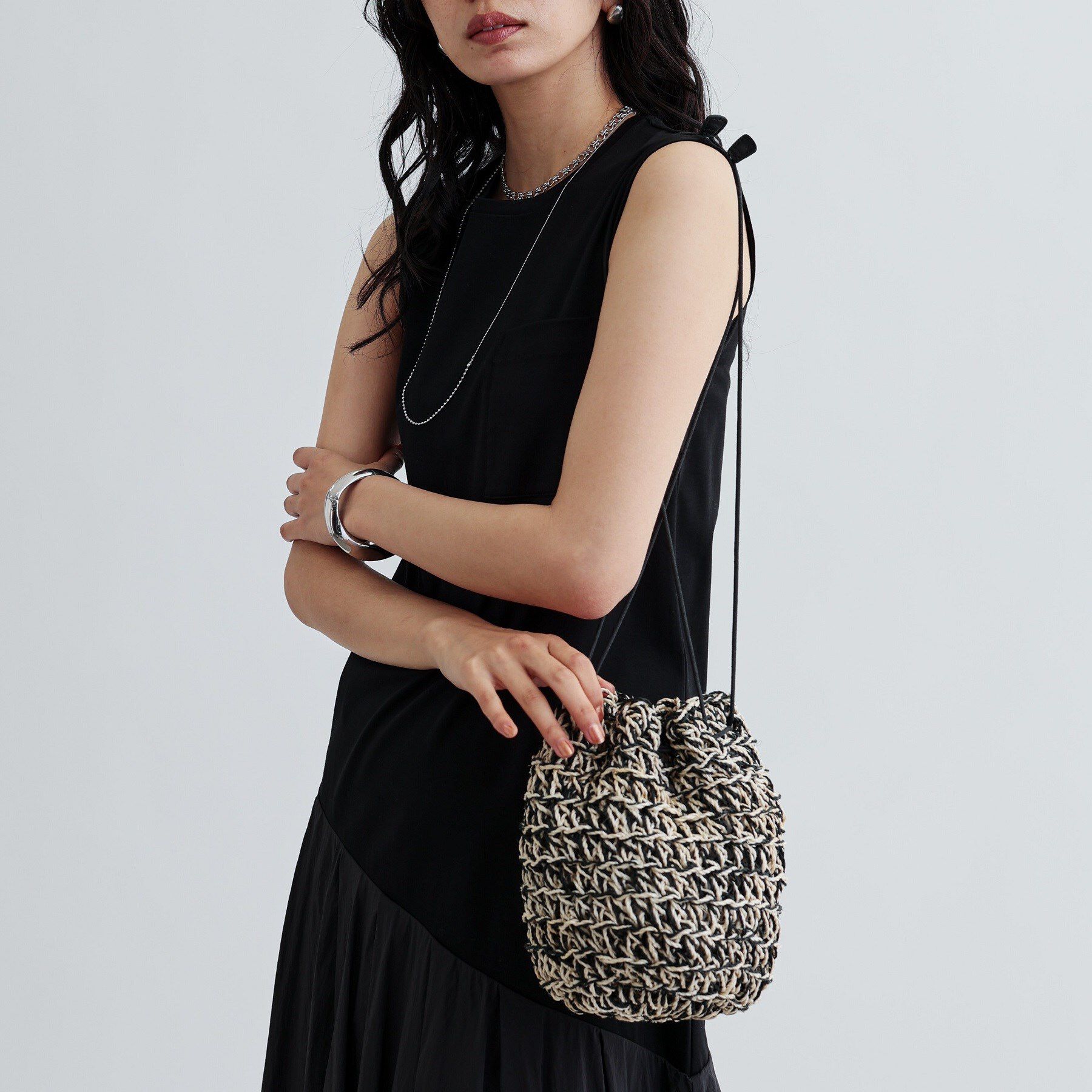 GALLEST「【The Bagmati】ABACA巾着バッグ」|ハンドバッグ|