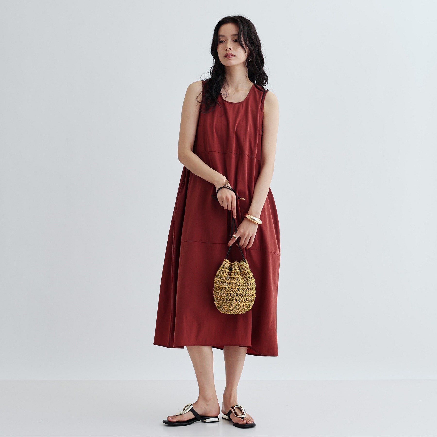 GALLEST「【The Bagmati】ABACA巾着バッグ」|ハンドバッグ|