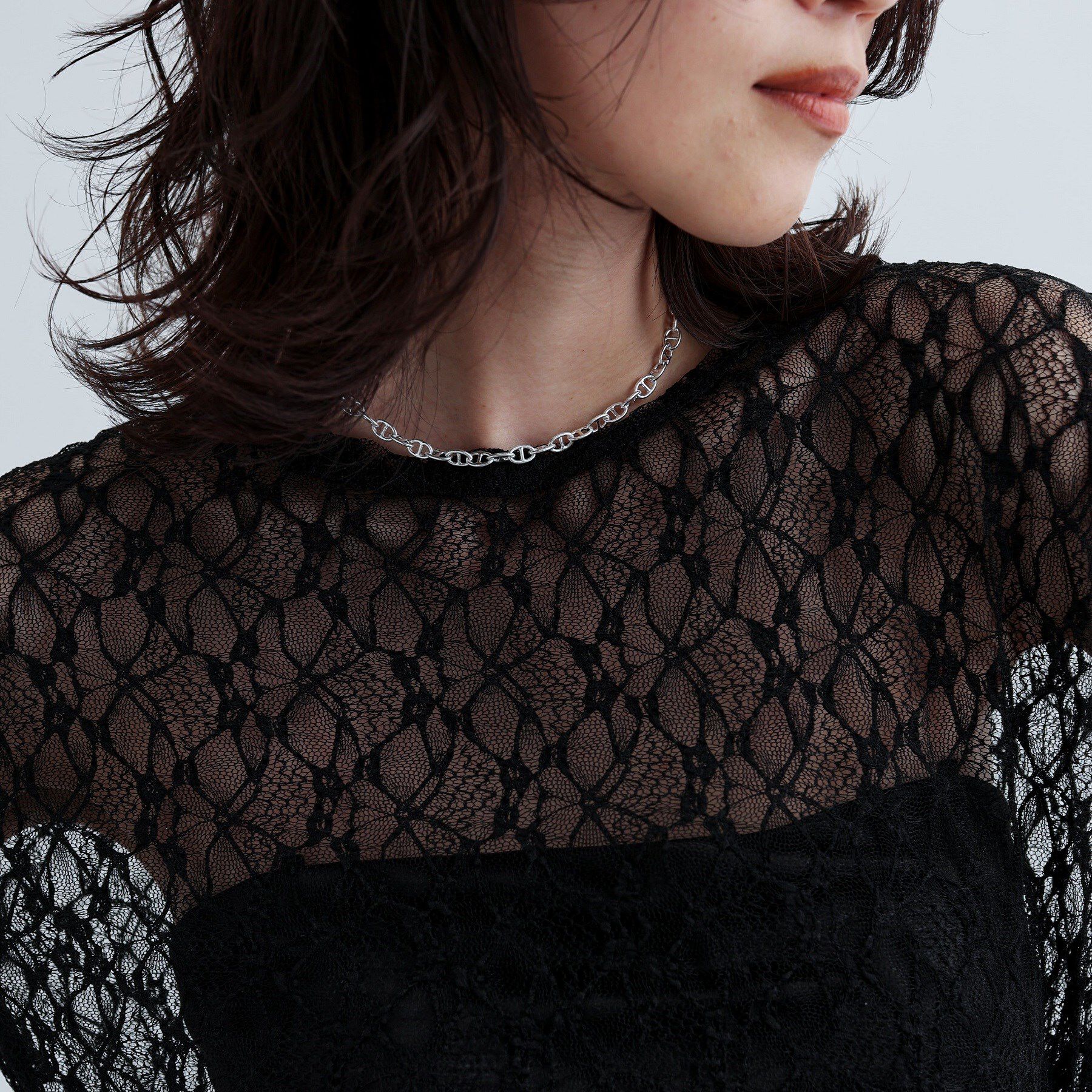 GALLEST「半袖レースカットソー」|Tシャツ・カットソー|