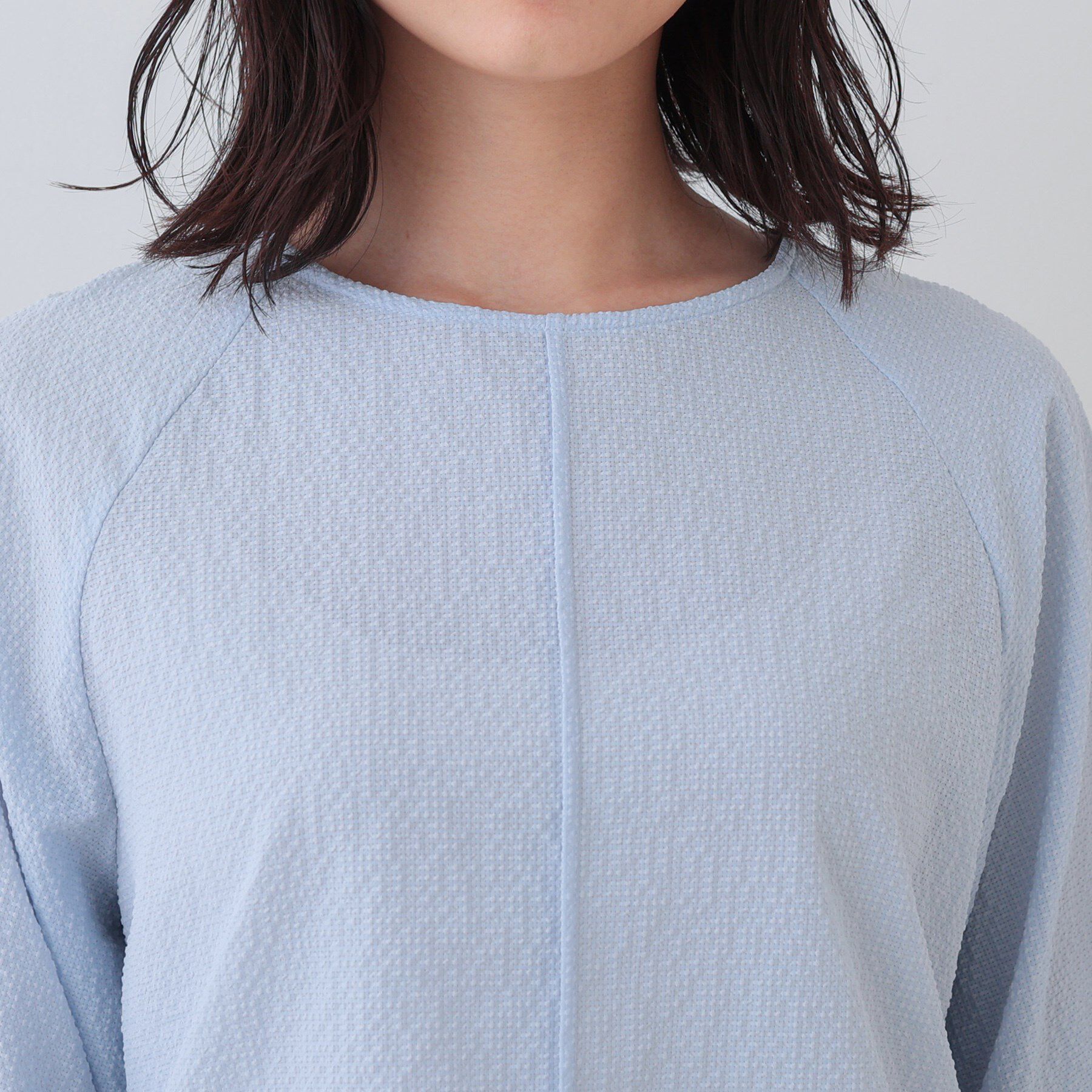 INDIVI「【SETUP可能／涼しい】タックスリーブブラウス」|シャツ・ブラウス|