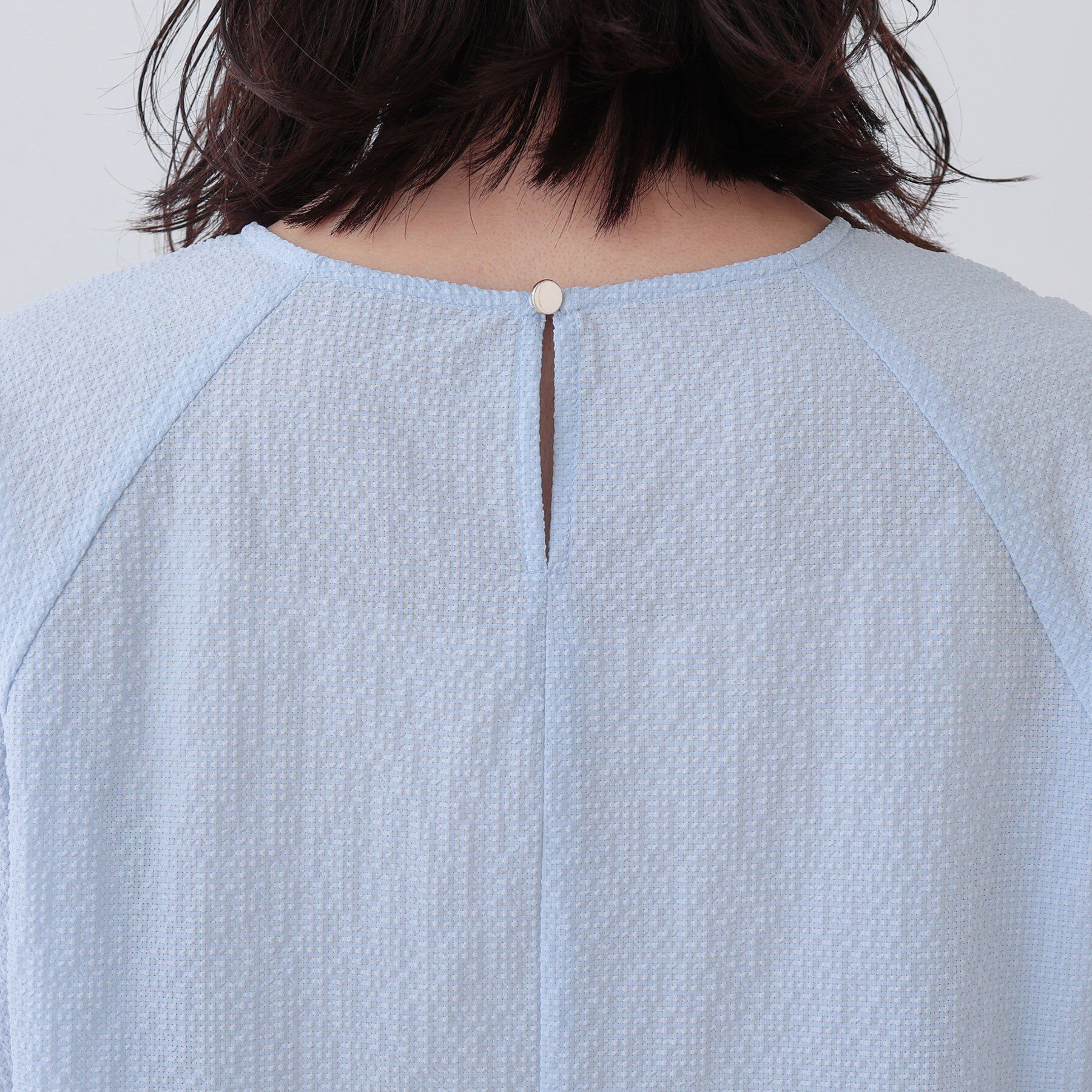 INDIVI「【SETUP可能／涼しい】タックスリーブブラウス」|シャツ・ブラウス|