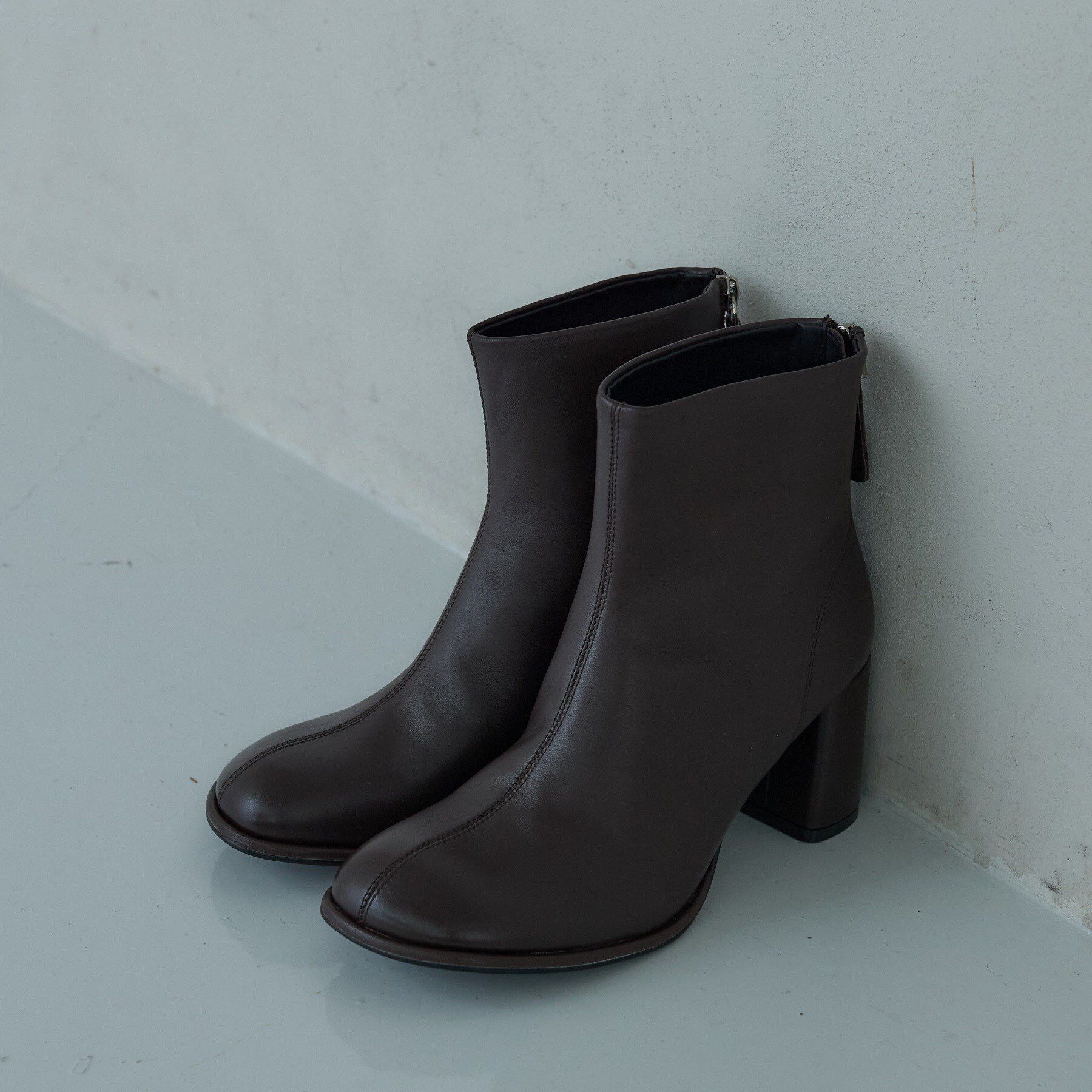 GALLEST「【REMME】ラウンドトゥブーツ」|ショートブーツ|ブラウン(044)