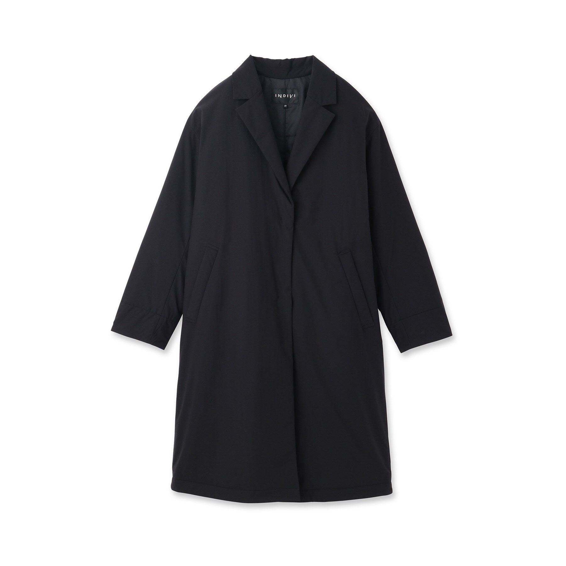 INDIVI「【超軽量／蓄熱】ライトパフチェスターコート」|ダウン|
