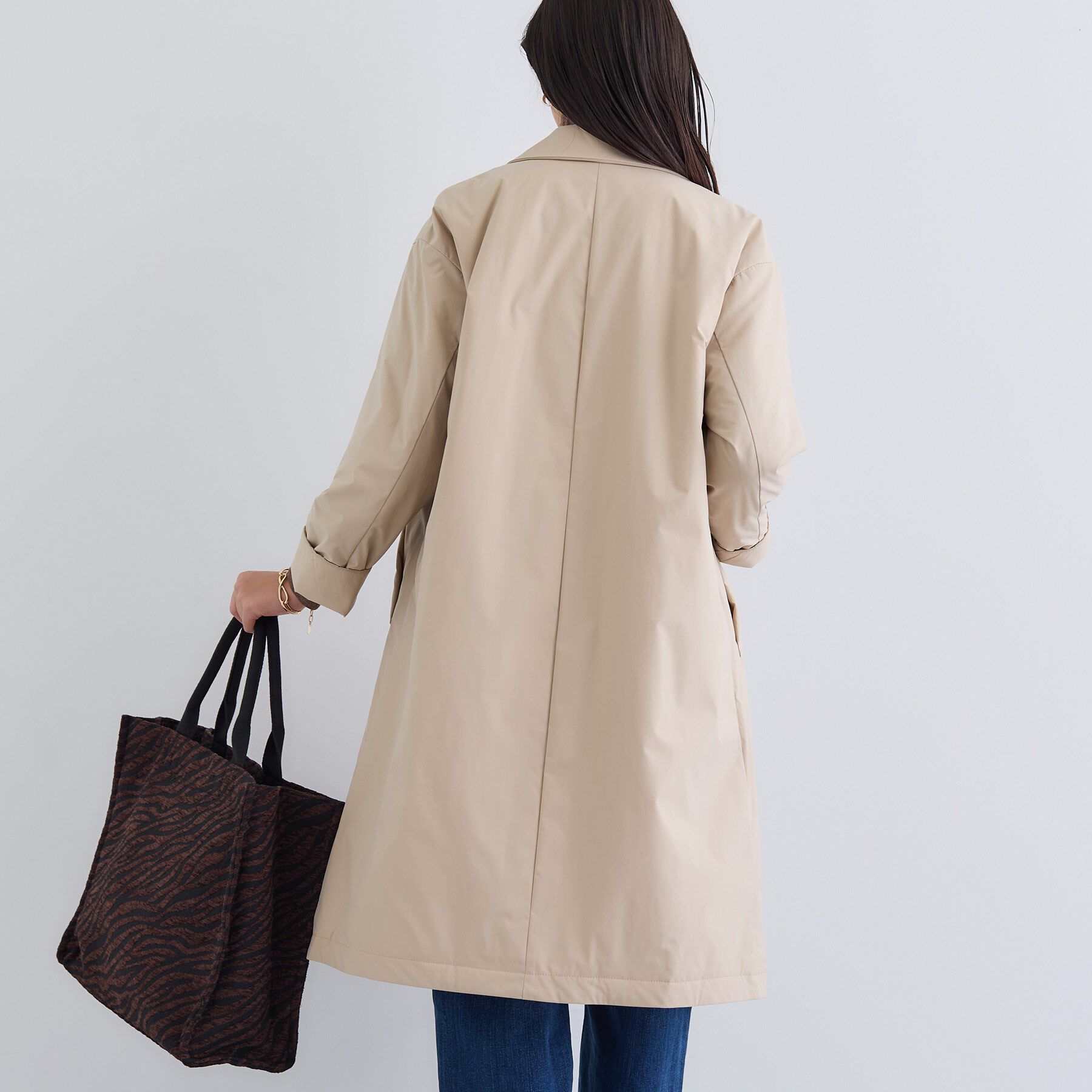 INDIVI「【超軽量／蓄熱】ライトパフチェスターコート」|ダウン|