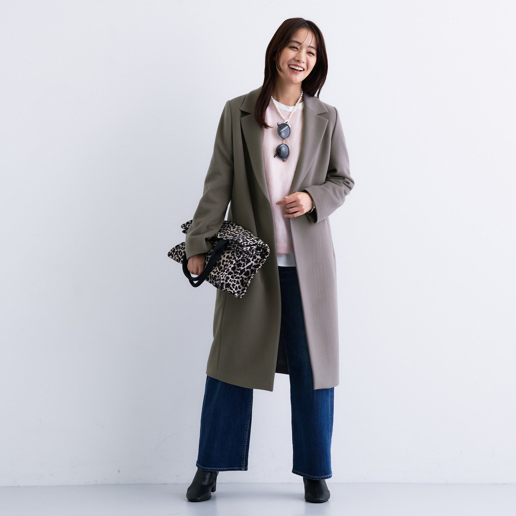 INDIVI「【名品コート／日本製】ウール100％チェスターコート」|チェスターコート|