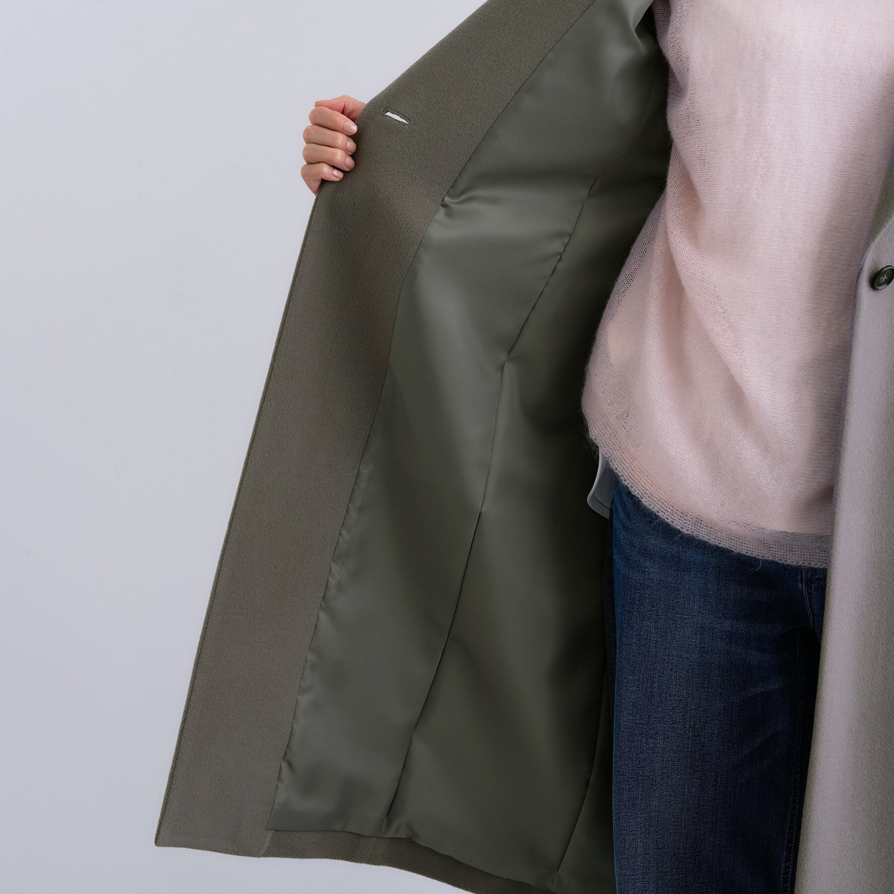 INDIVI「【名品コート／日本製】ウール100％チェスターコート」|チェスターコート|