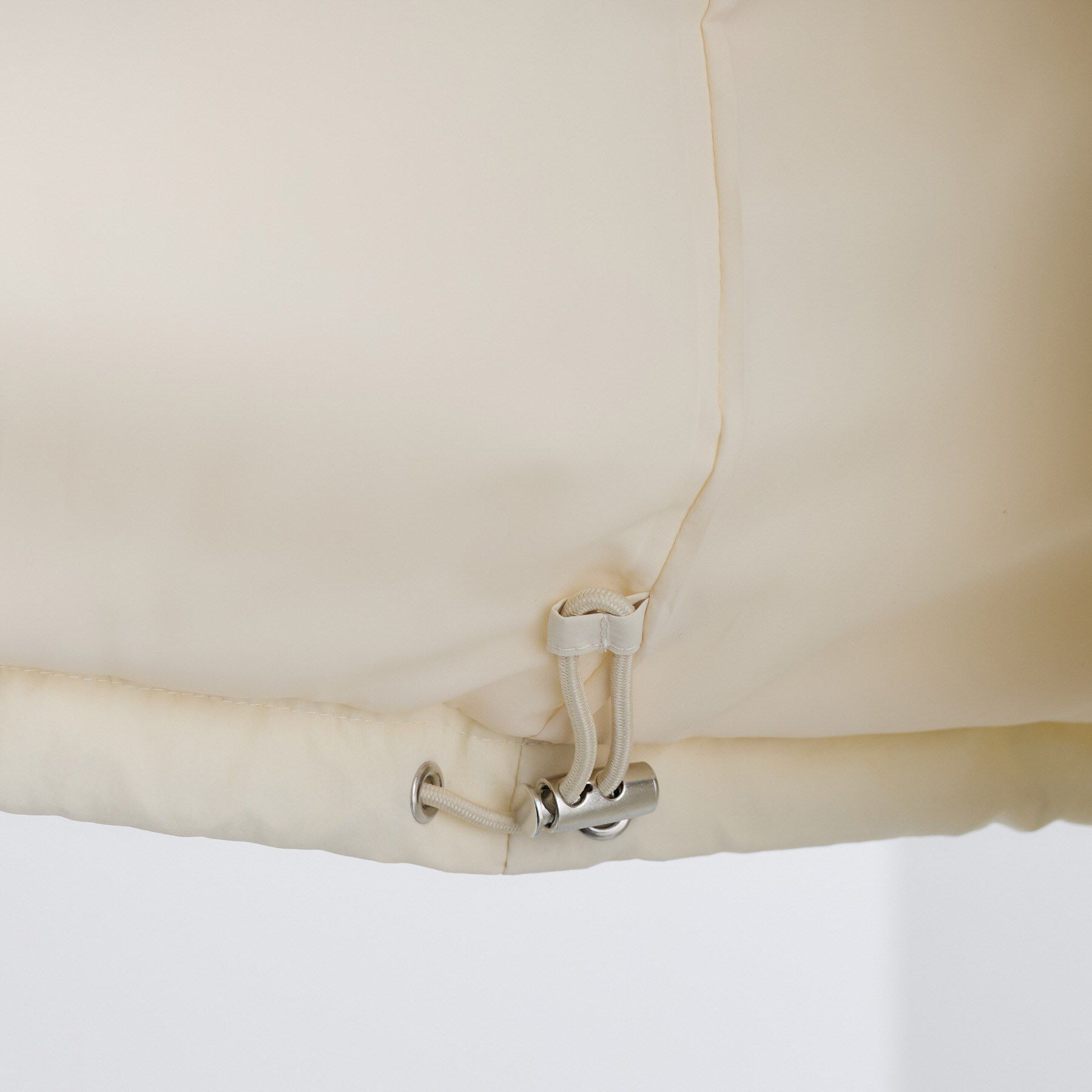 INDIVI「【撥水／洗える／デザイン衿】ステッチレス ショートダウンコート」|ダウン|