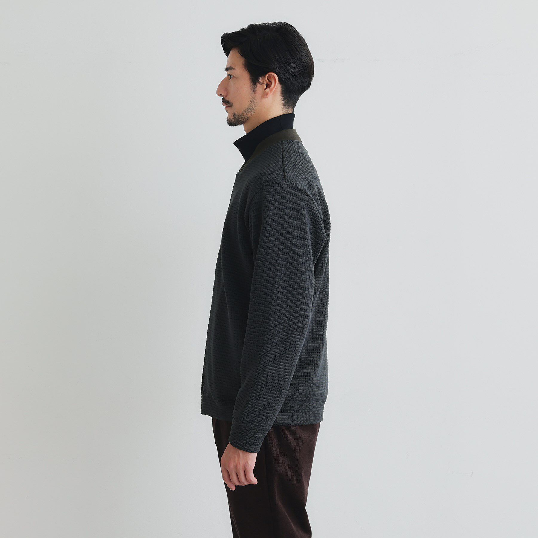 TAKEO KIKUCHI「ニットライクジャージ ブルゾン」|ブルゾン・スタジャン|