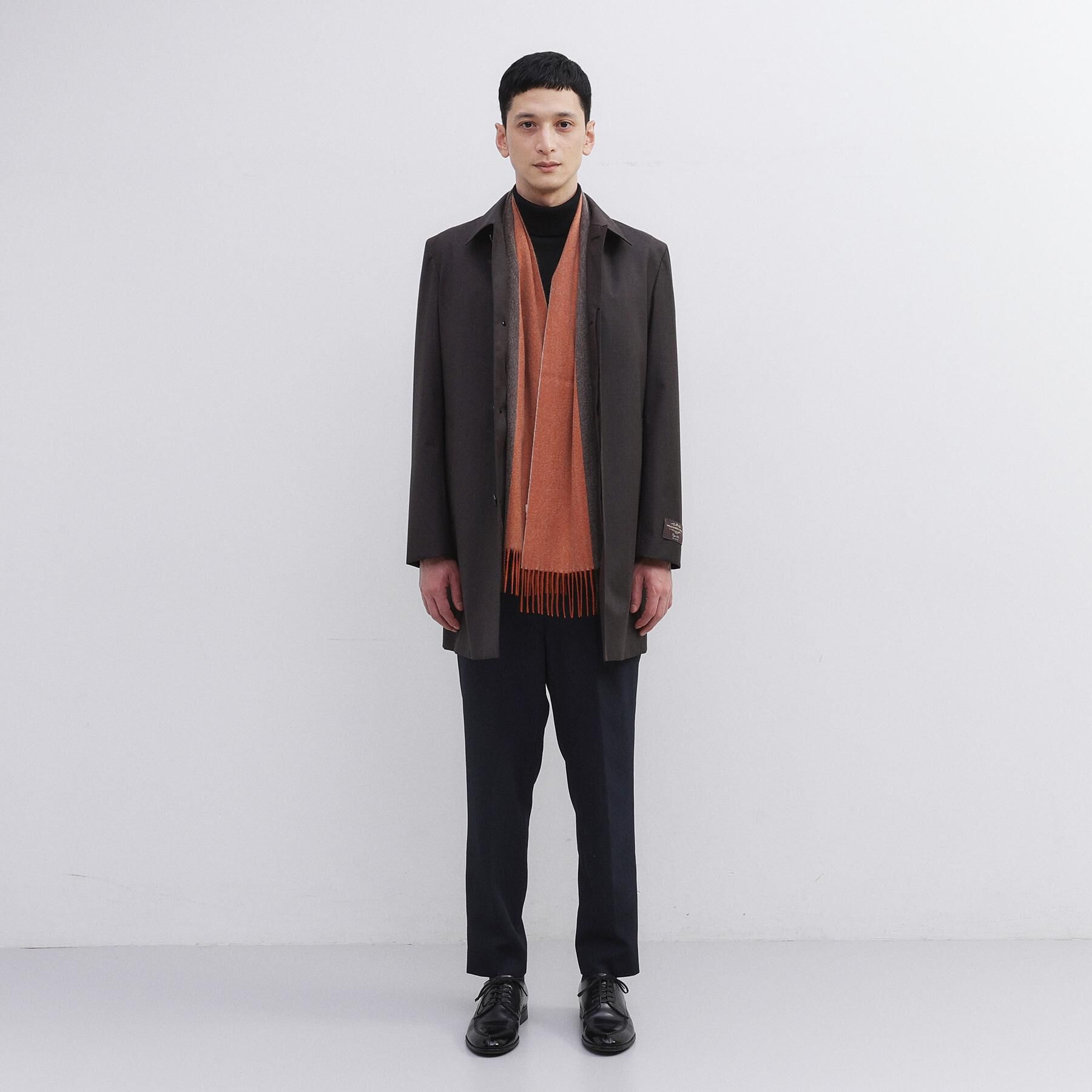 TAKEO KIKUCHI「【洗えるカシミヤ】ピュアカシミヤ 4面パネルマフラー」|ストール|