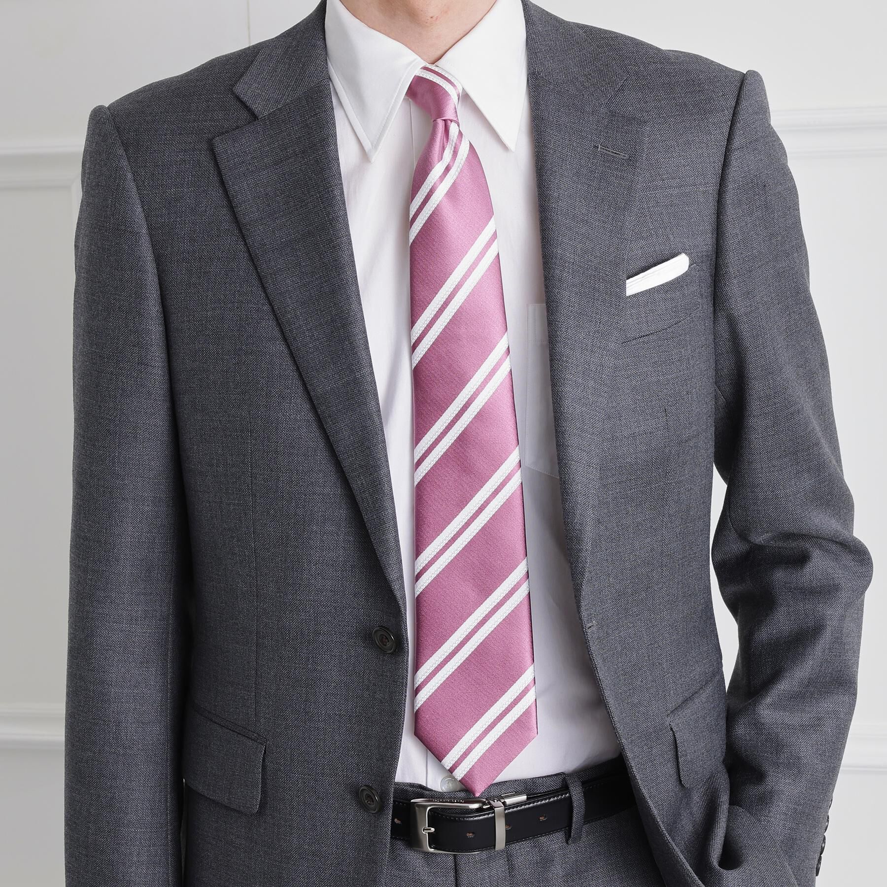 TAKEO KIKUCHI「【タンザワシルク】フレスコストライプ」|ネクタイ・蝶ネクタイ|