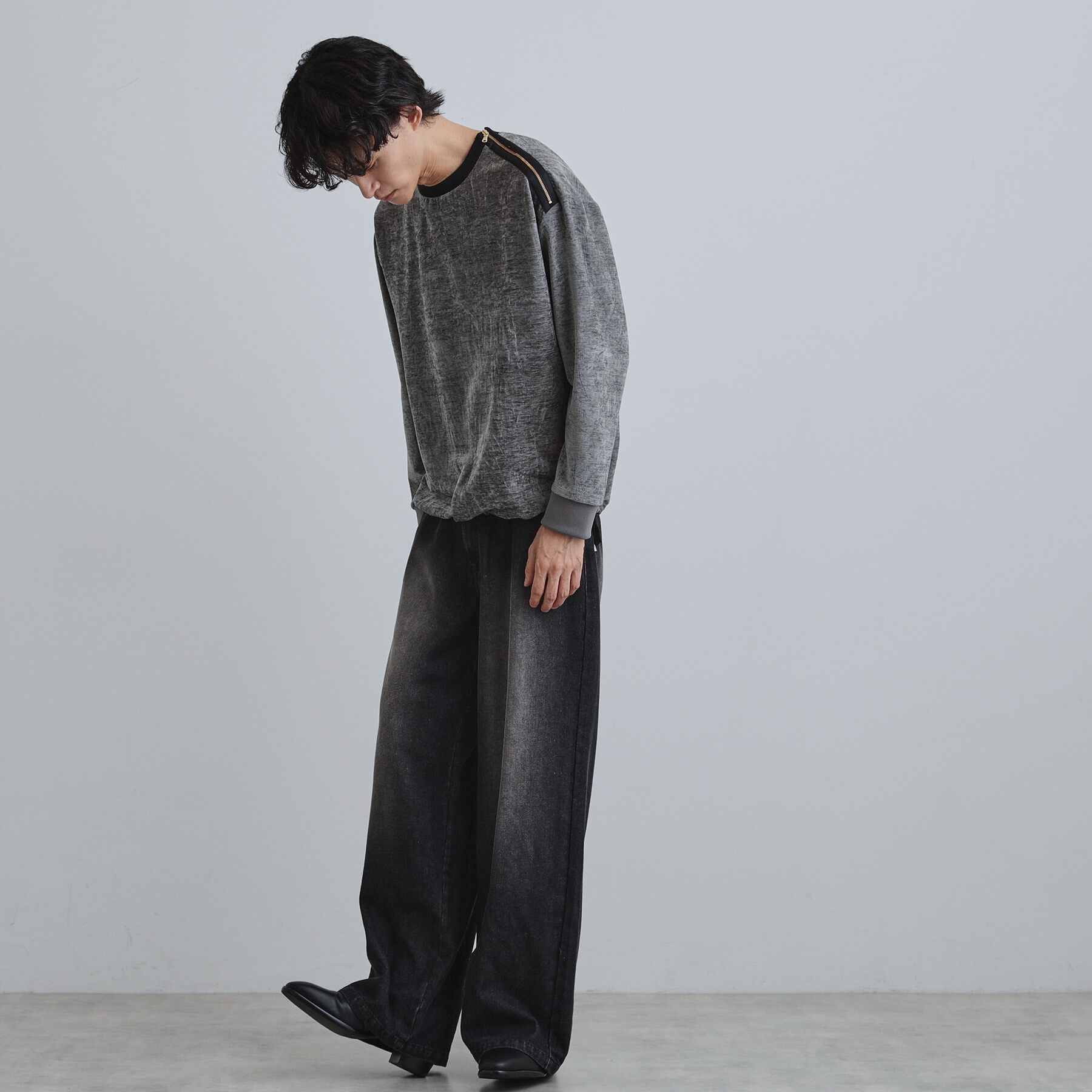 tk.TAKEO KIKUCHI「クラッシュベロアカットソー」|Tシャツ・カットソー|