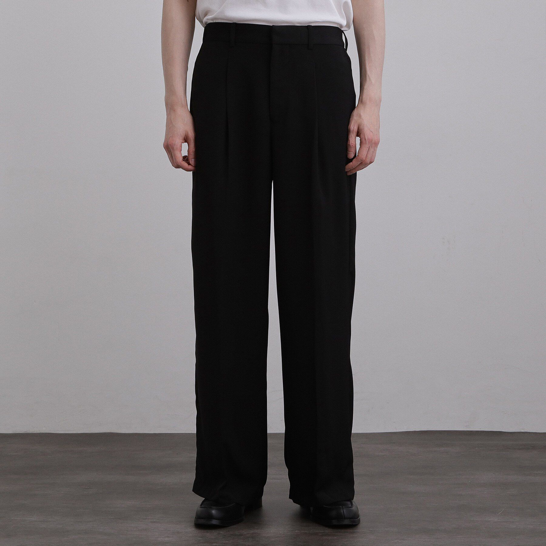 tk.TAKEO KIKUCHI「テッククレープワイドストレートパンツ」|その他|