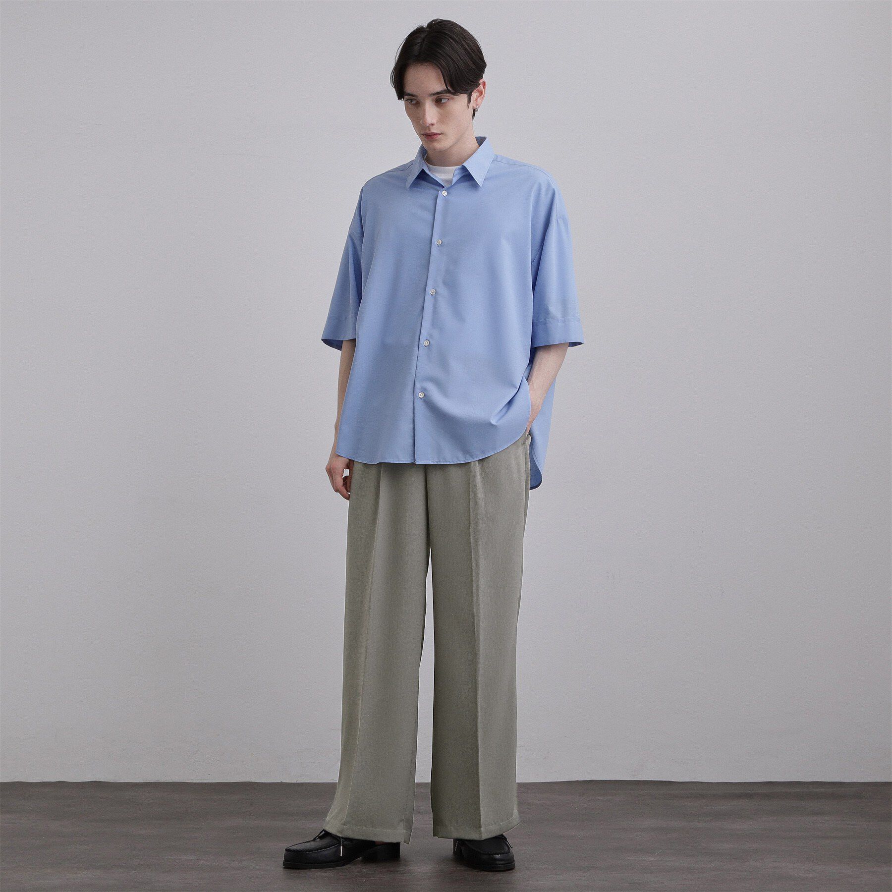 tk.TAKEO KIKUCHI「テッククレープワイドストレートパンツ」|その他|