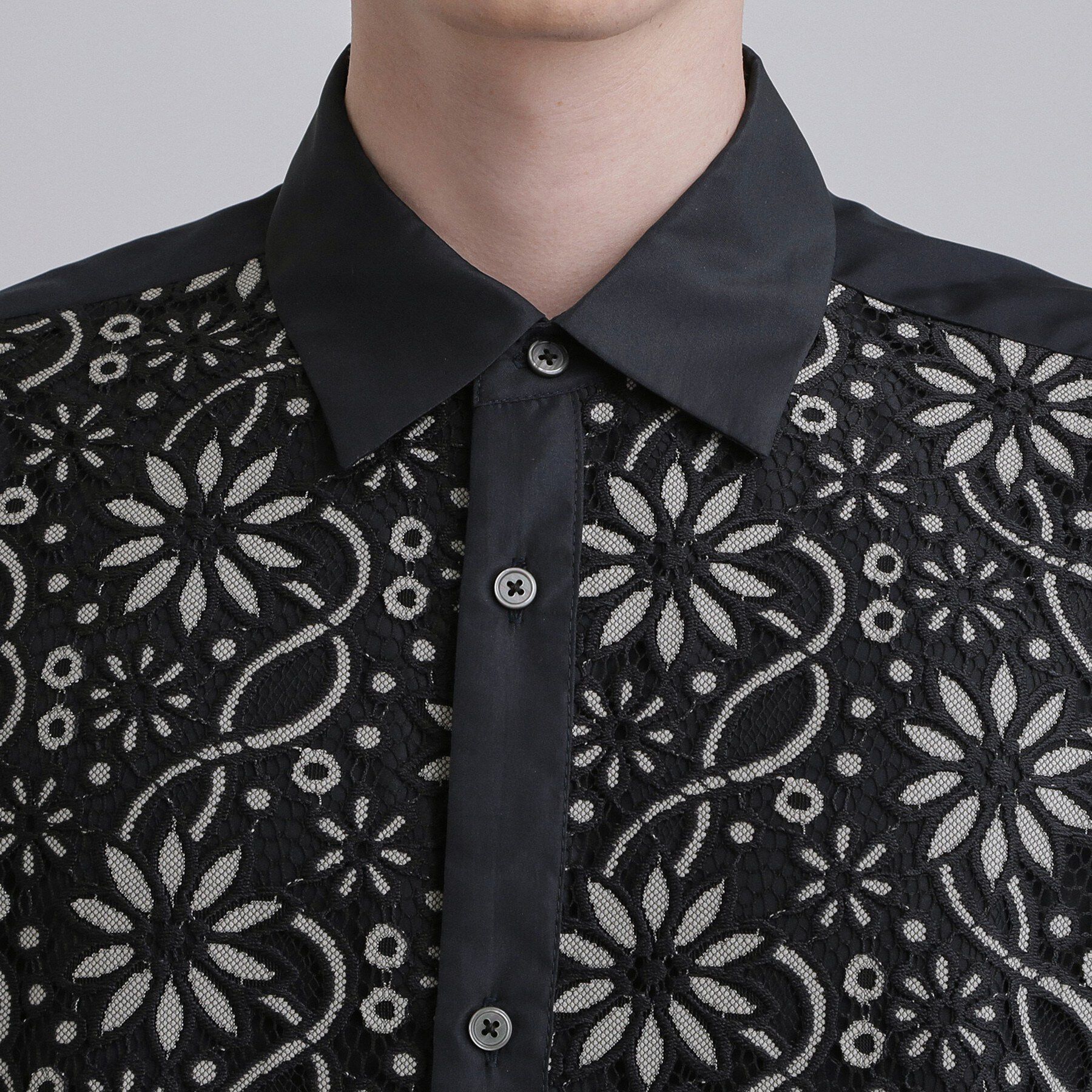 tk.TAKEO KIKUCHI「ボタニカルレースシャツ」|シャツ・ブラウス|