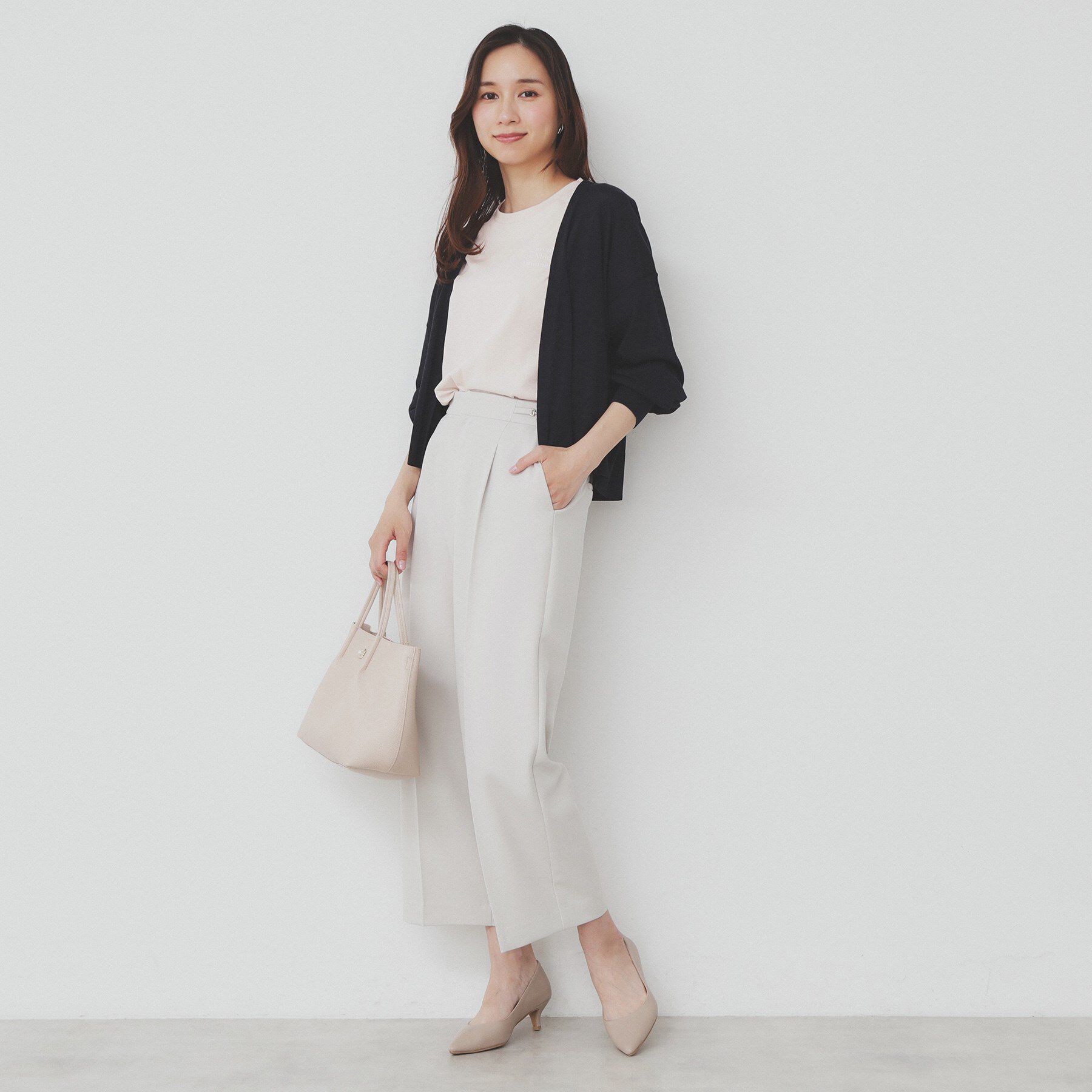 index「ロゴ刺繍Tシャツ【UV/接触冷感/洗濯機洗い可】」|Tシャツ・カットソー|