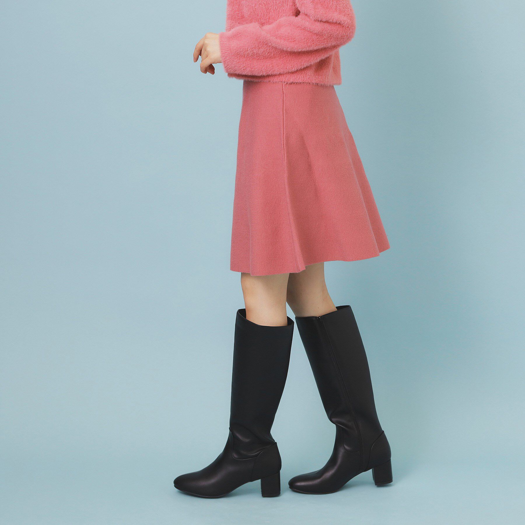 index「フレアミニニットスカート【洗濯機OK】」|スカート|