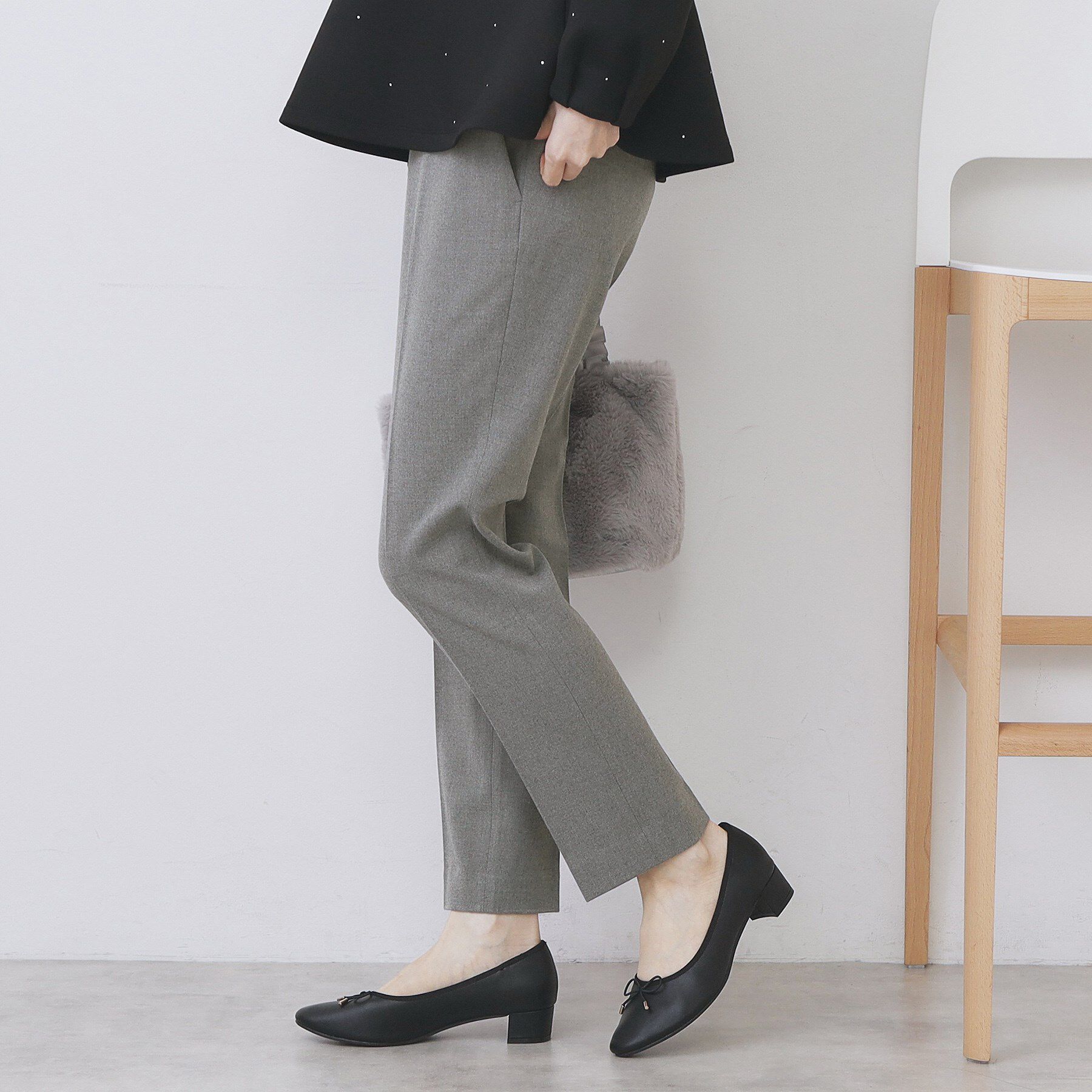 index「ウォームストレッチテーパードパンツ【洗濯機OK/防シワ/吸湿発熱】《XS～3L》」|その他|