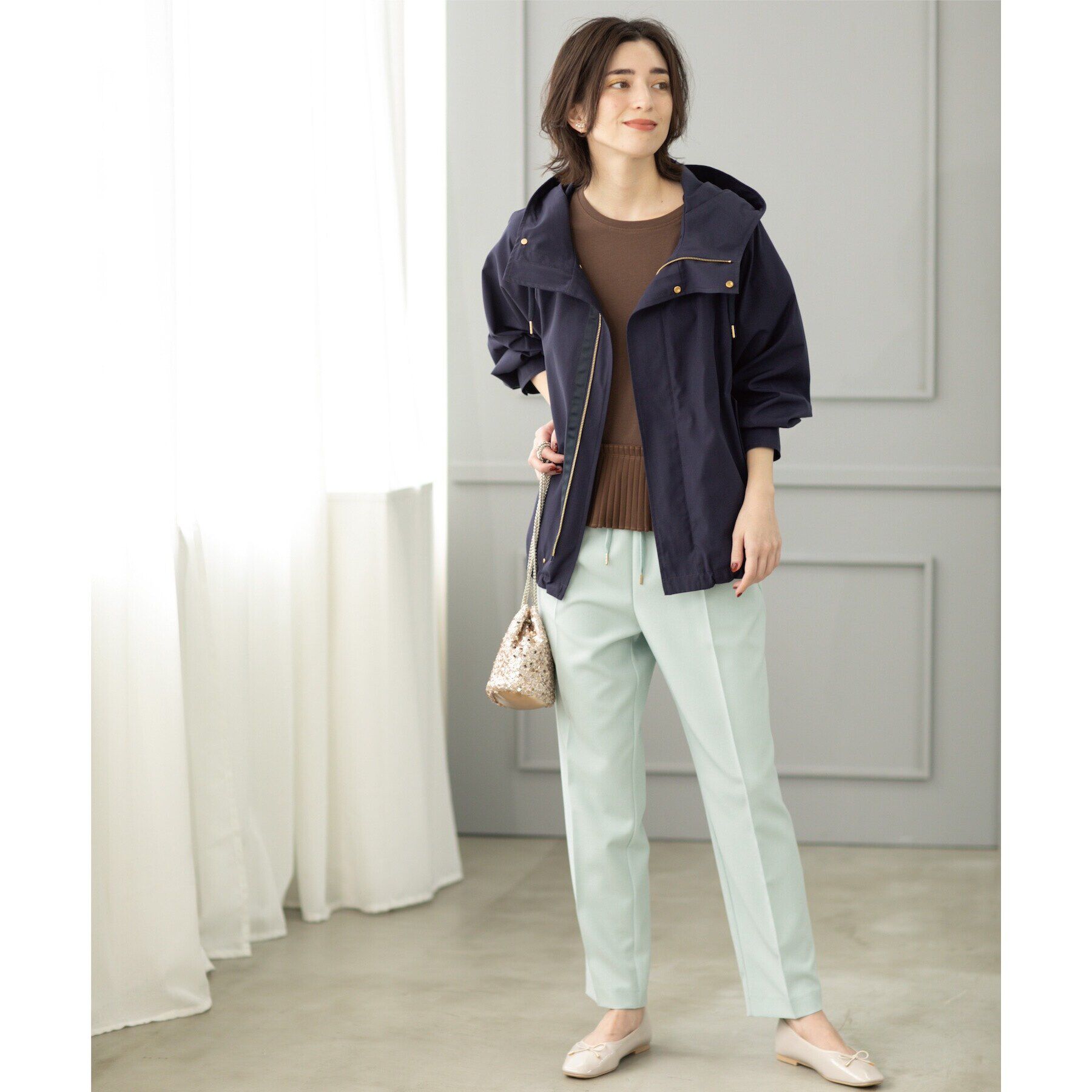 OPAQUE.CLIP「《SS-LLsize》撥水フードブルゾン【洗濯機洗い可/花粉対応】」|ブルゾン・スタジャン|