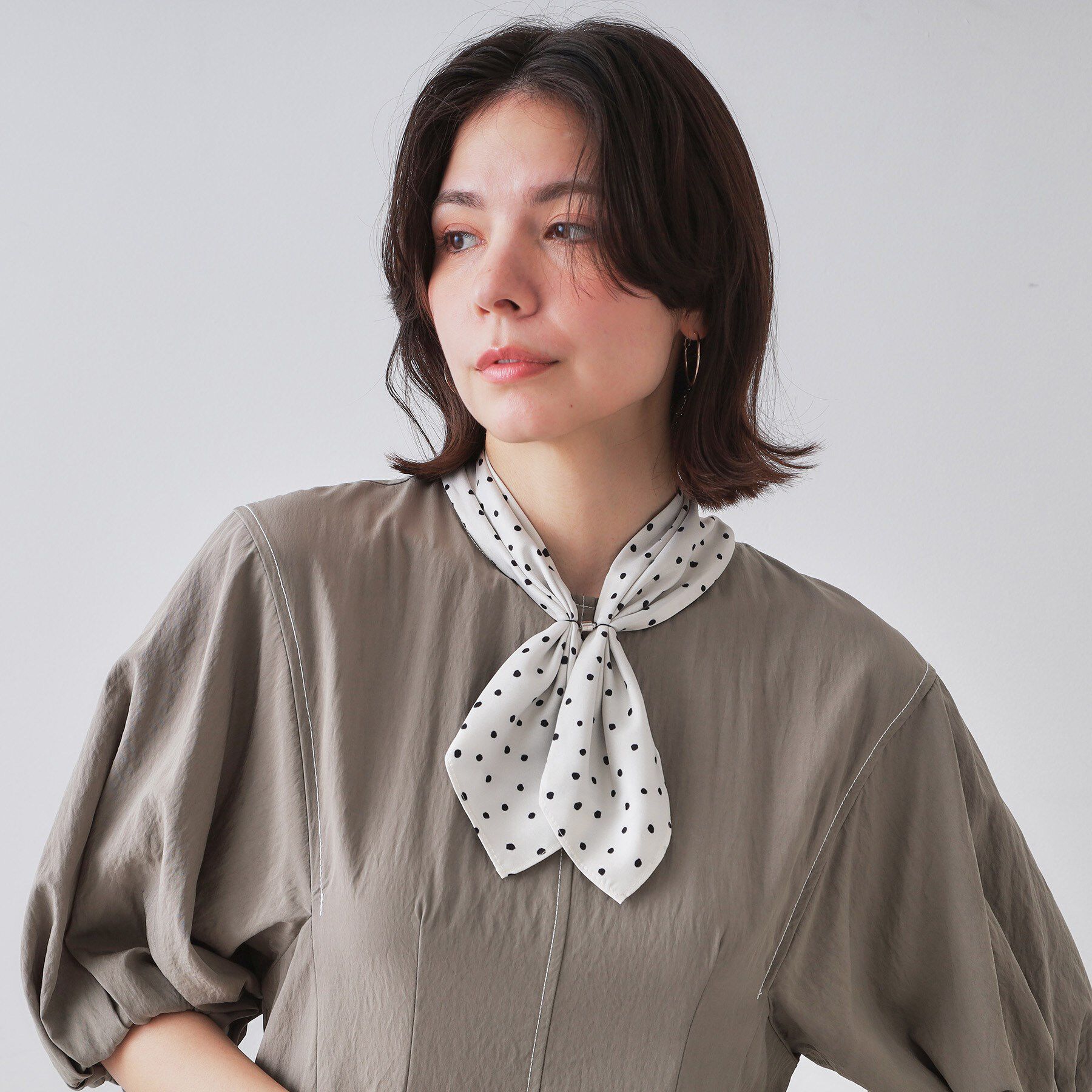 OPAQUE.CLIP「【接触冷感／UVケア】マグネットスカーフ」|バンダナ・スカーフ|